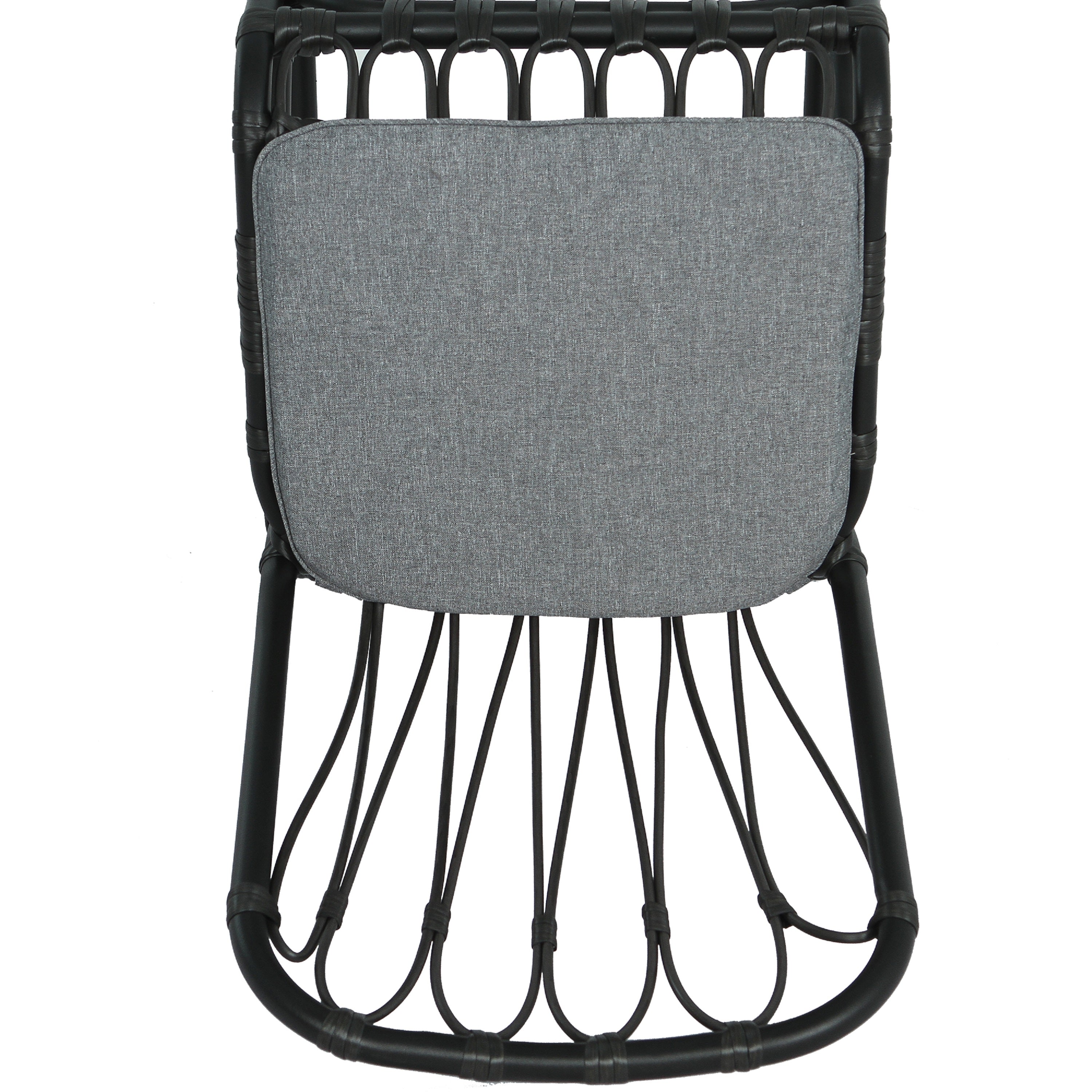Outdoor Faux Rattan Dining Chairs, Set of 2