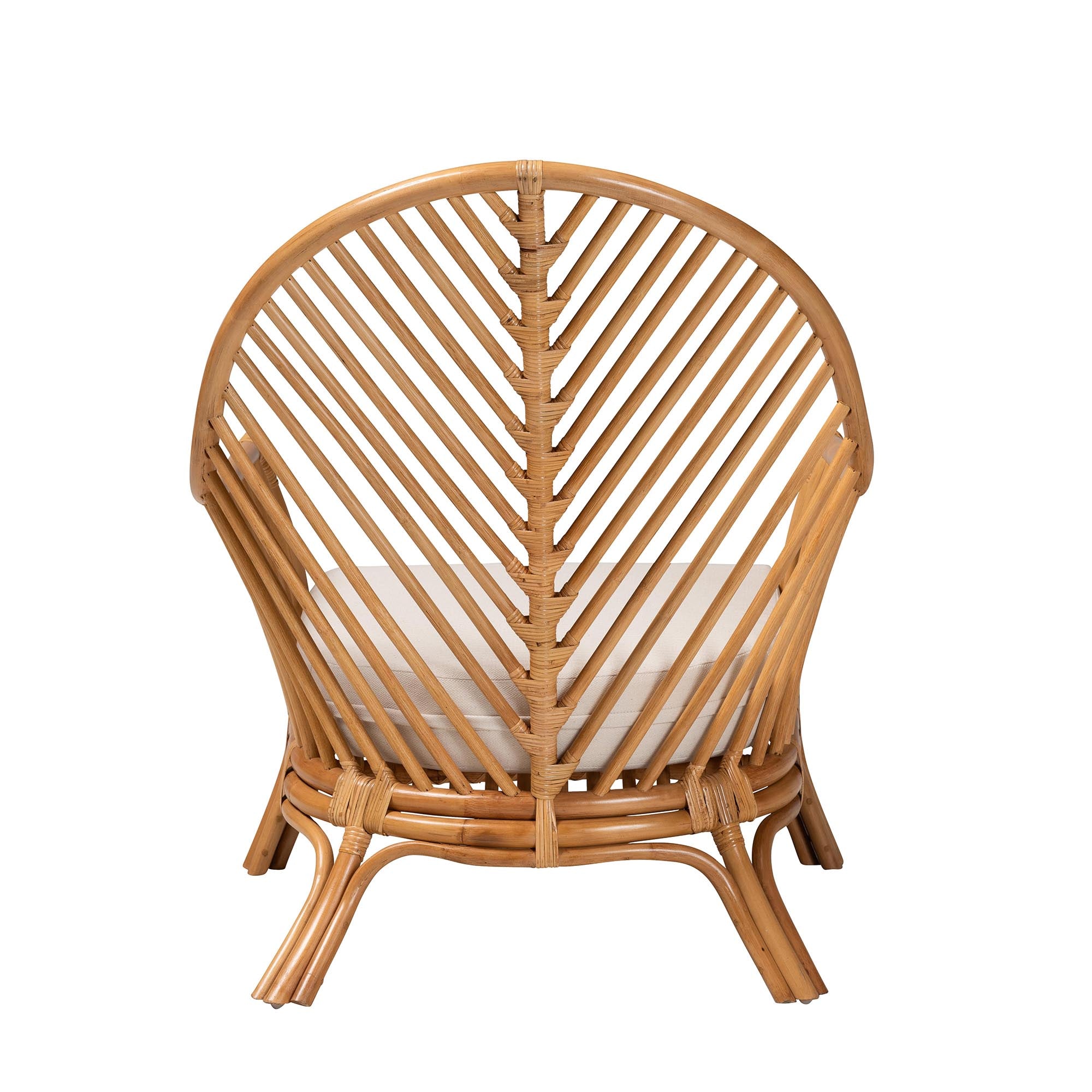 Lisabon Light Honey Rattan Arm Chair