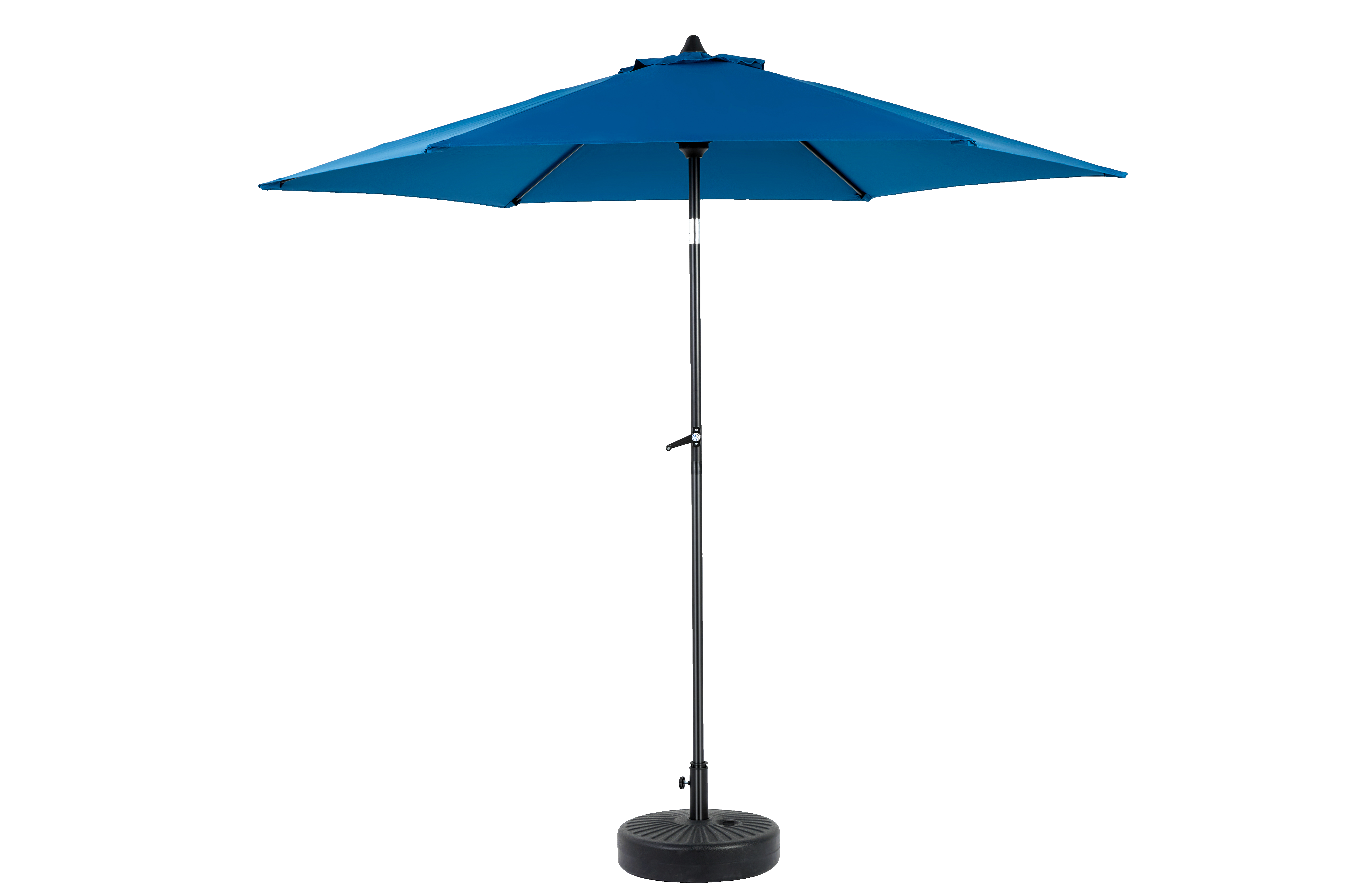 9' Outdoor Patio Umbrella Outdoor Table Umbrella with Push Button Tilt and Crank, Base Not Included