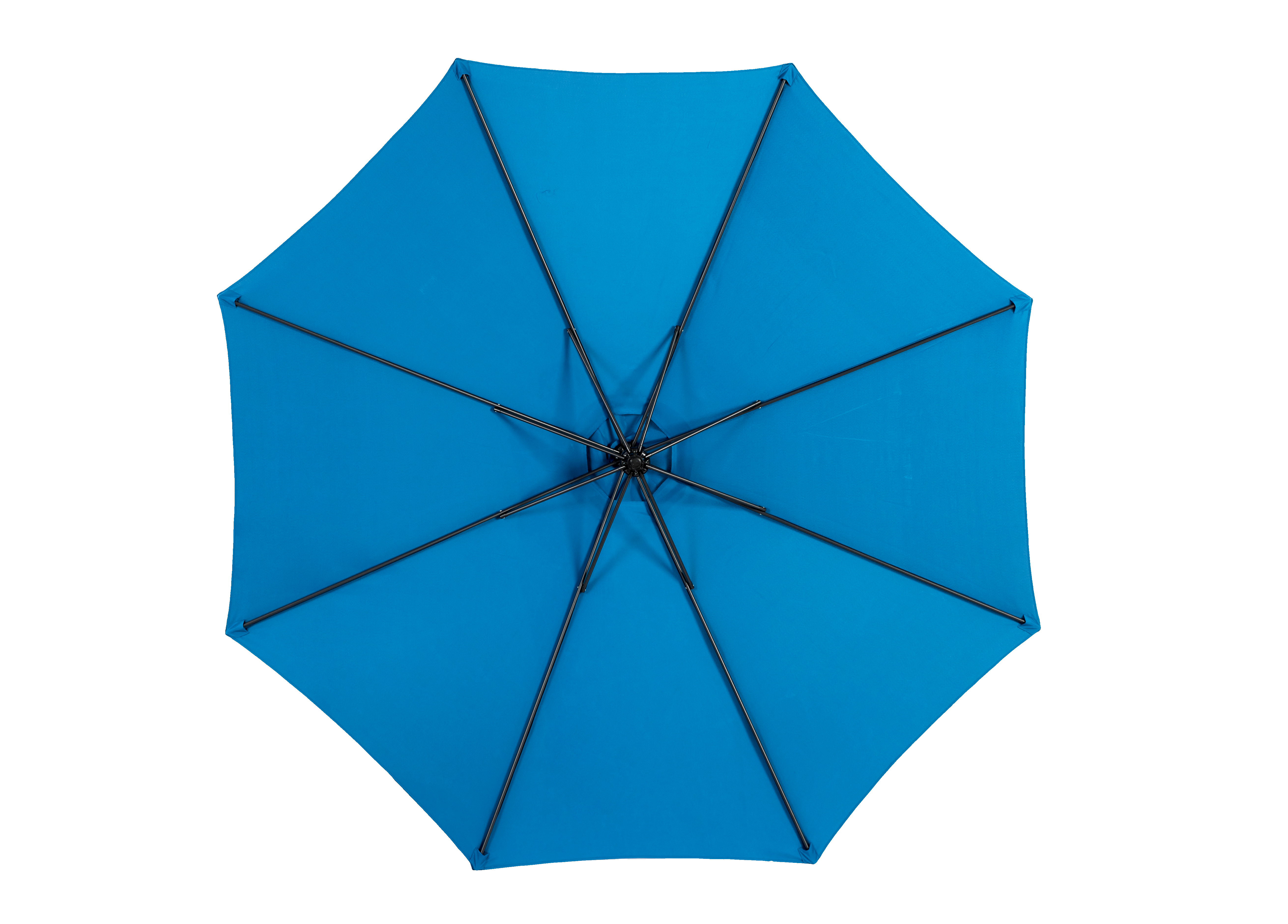 10' Offset Hanging Market Patio Umbrella w/Easy Tilt Adjustment, Base Not Included