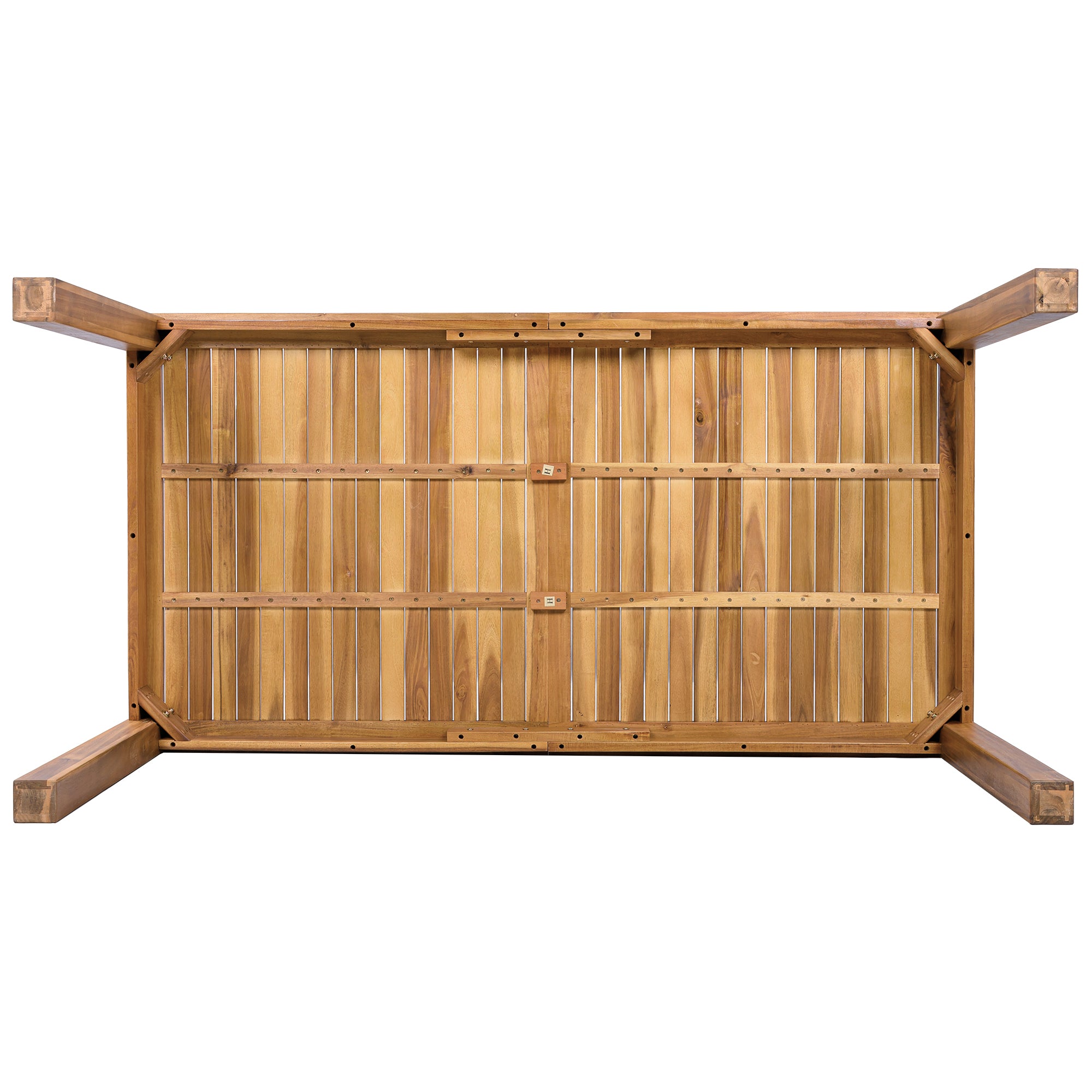 TOPMAX Patio Wooden Dining Table