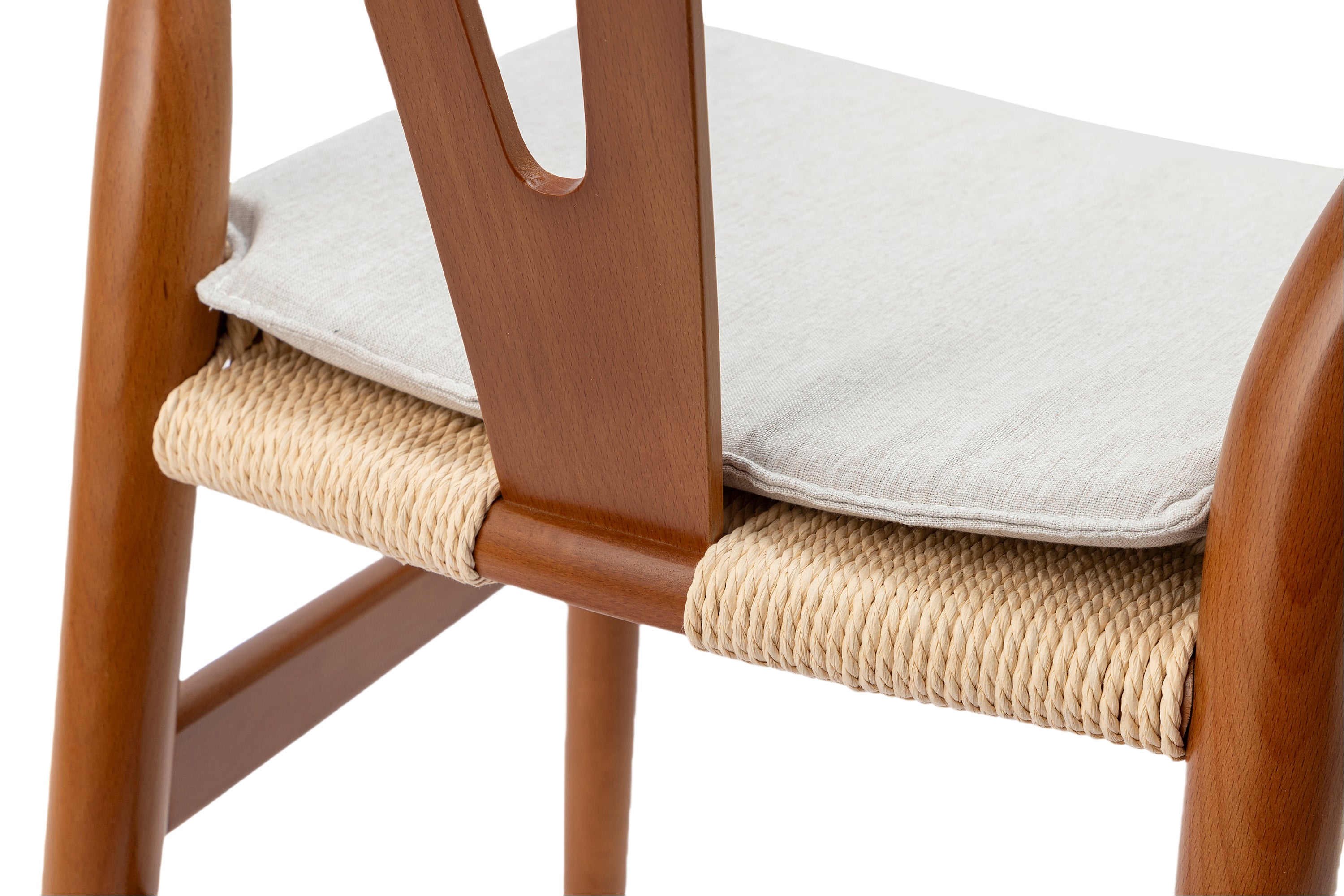 Garlandx Wood Dining Chair with Curved Back, Set of 2