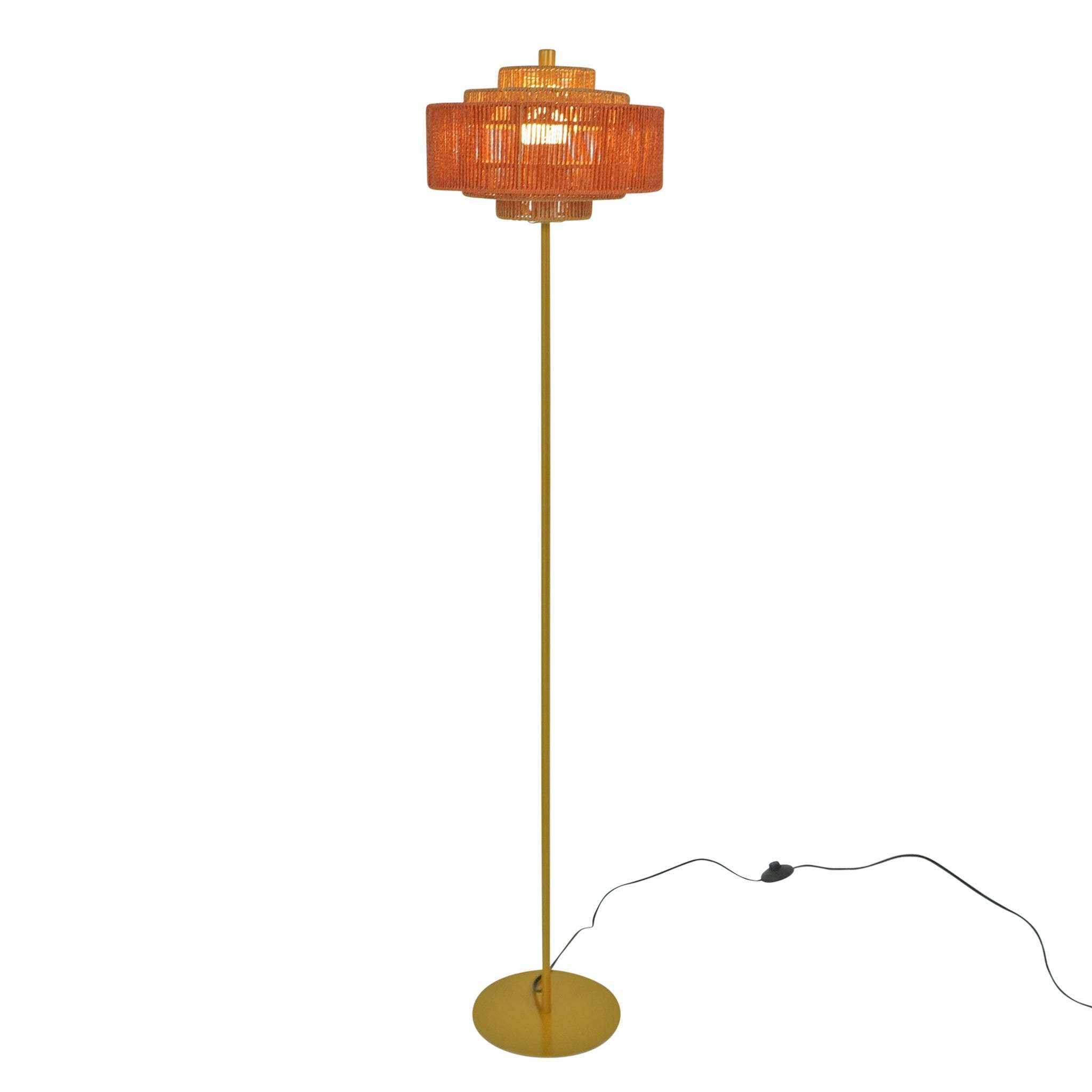 Modern Gold Tripod Floor Lamp