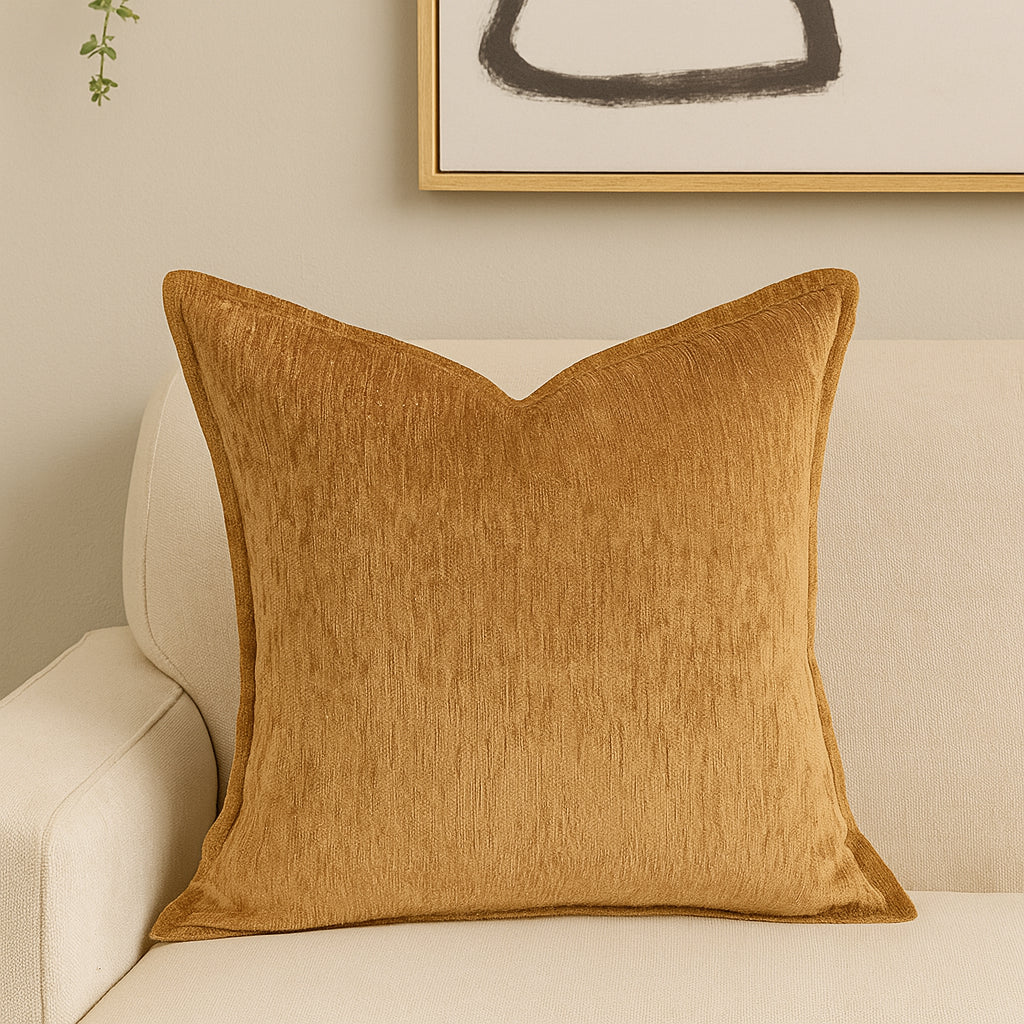 Velvet Throw Pillow with Luxe Shine