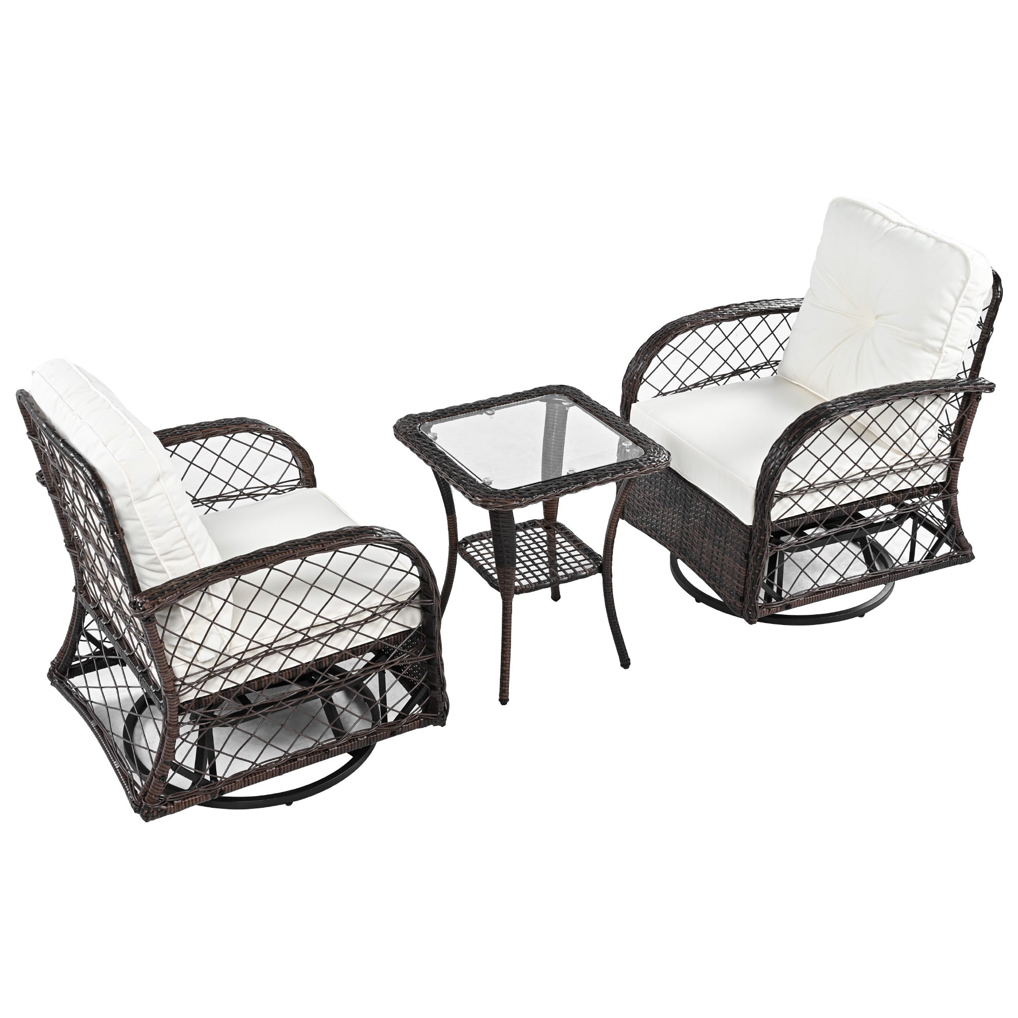 3-Piece Outdoor Chat Set