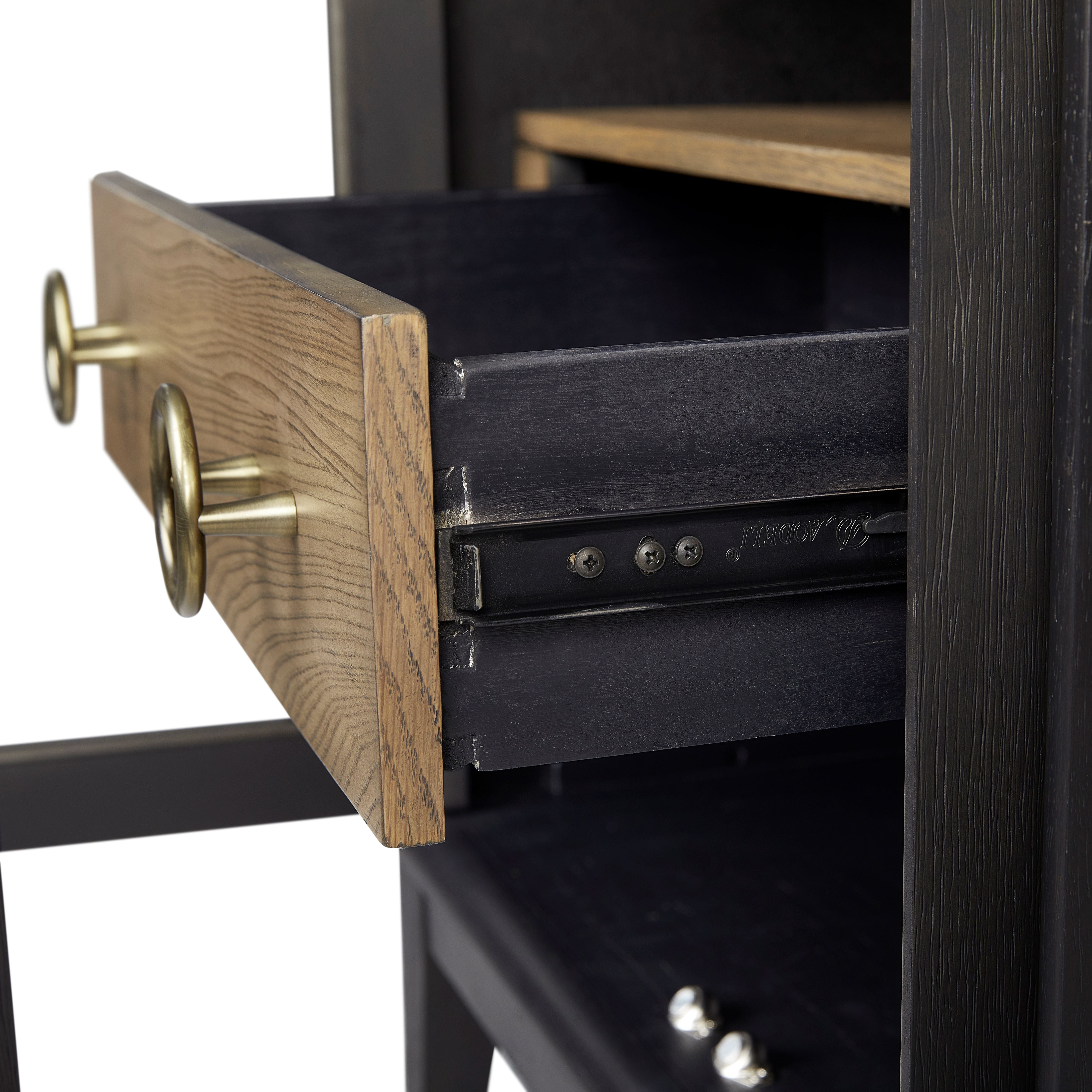 Glass Door Nightstand