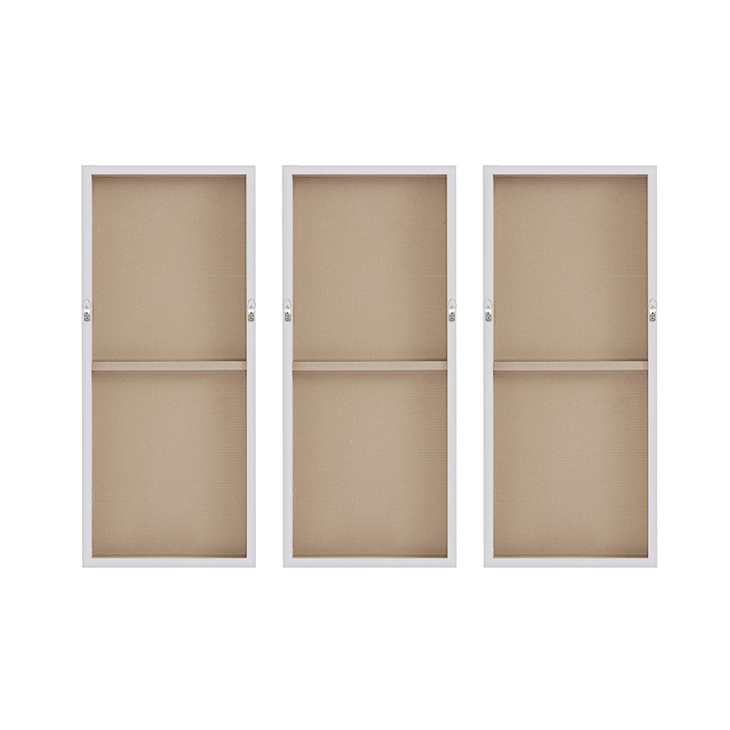 3-Piece Gold Foil Abstract Wall Art Set