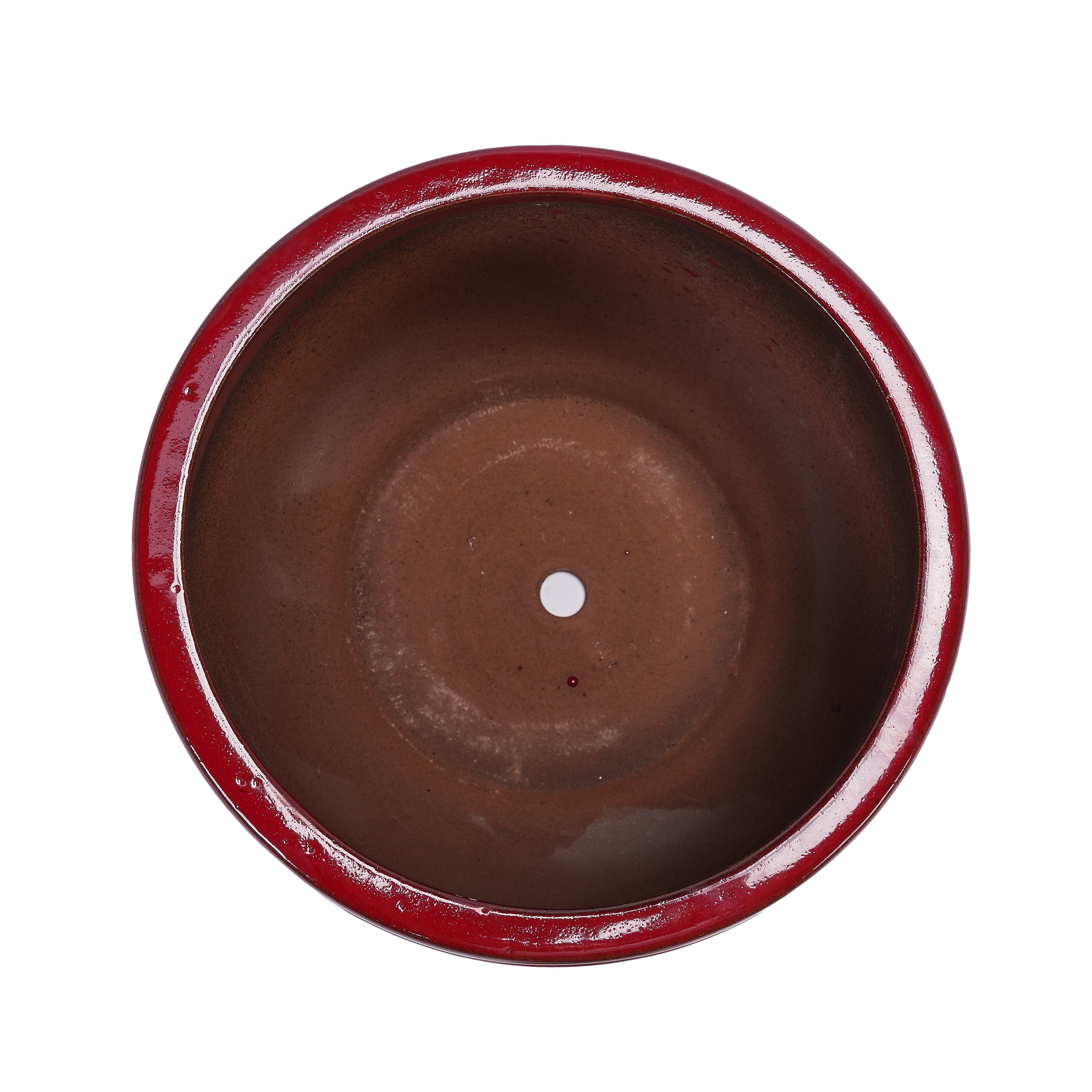 Calan Handmade Glazed Ceramic Planter, Set of 3