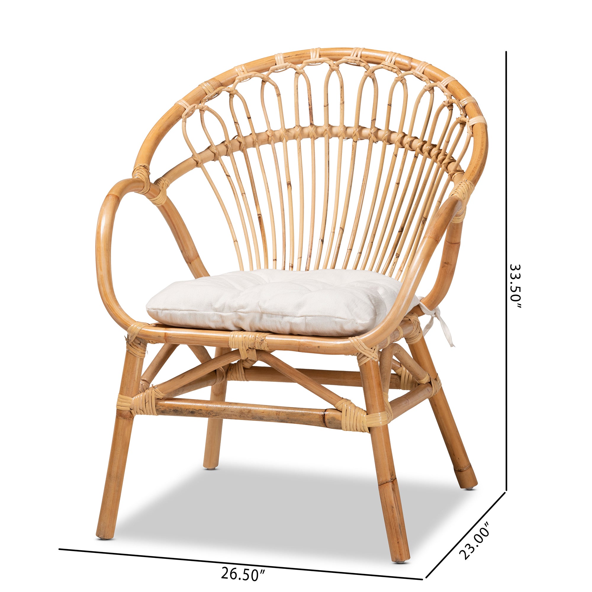 Kameron Rattan Dining Chair