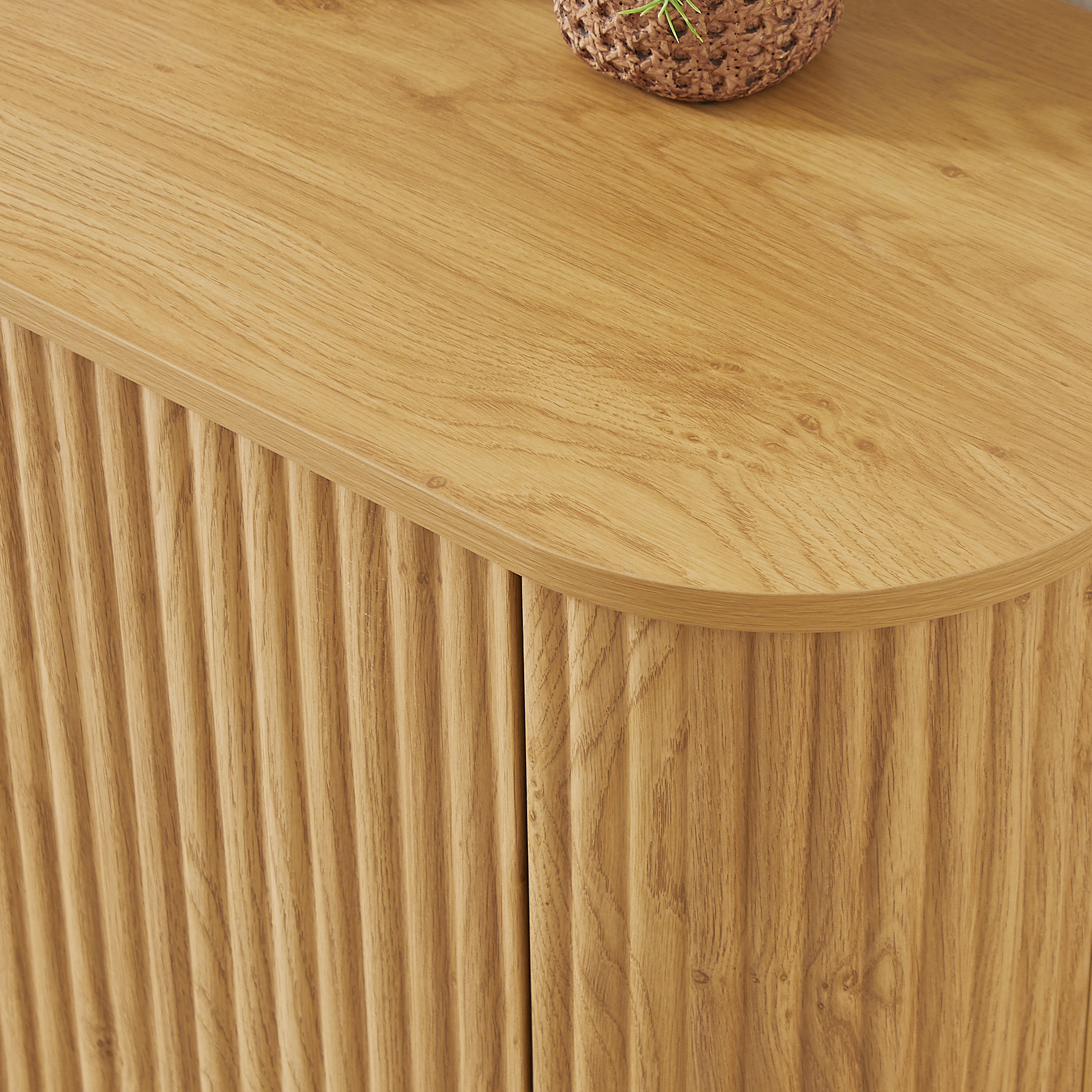 Modern Wavy Rounded Coffee Table