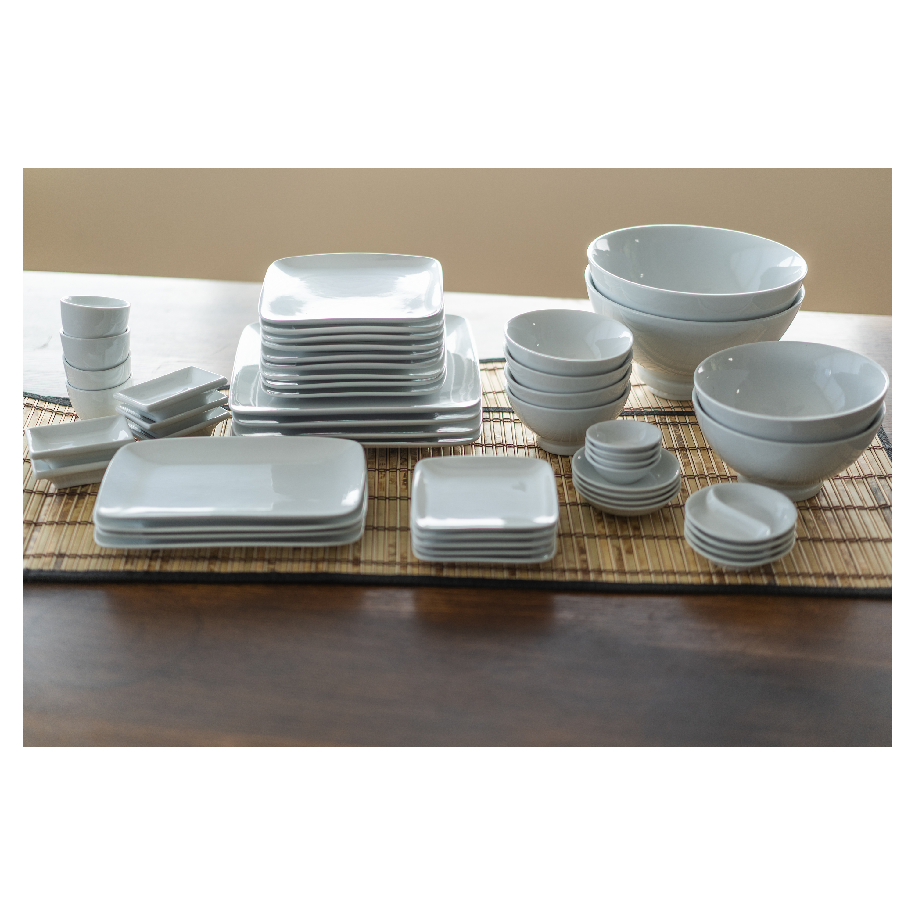 Square Plates Set of 4