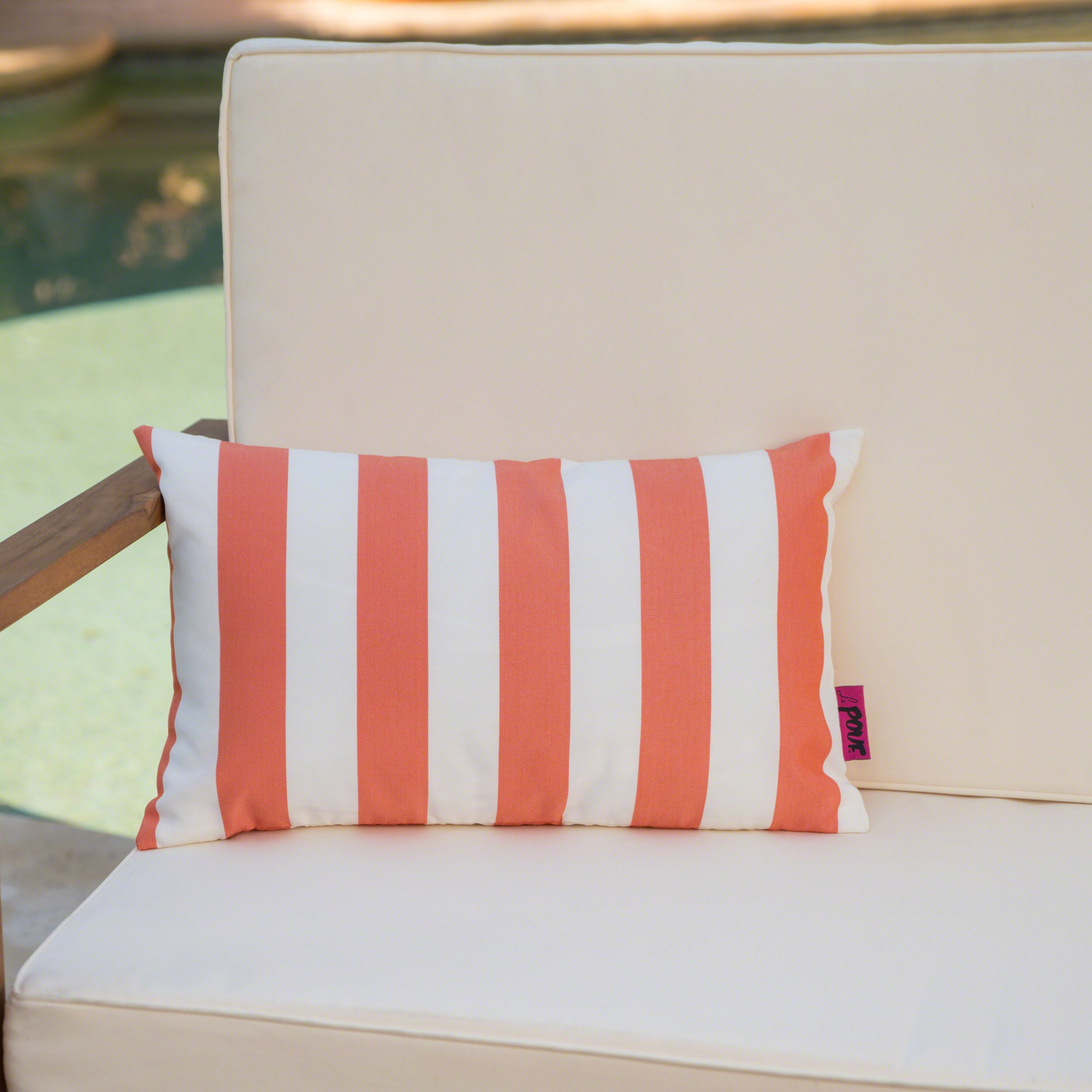 Emulate Outdoor Rectangular Fabric Pillow