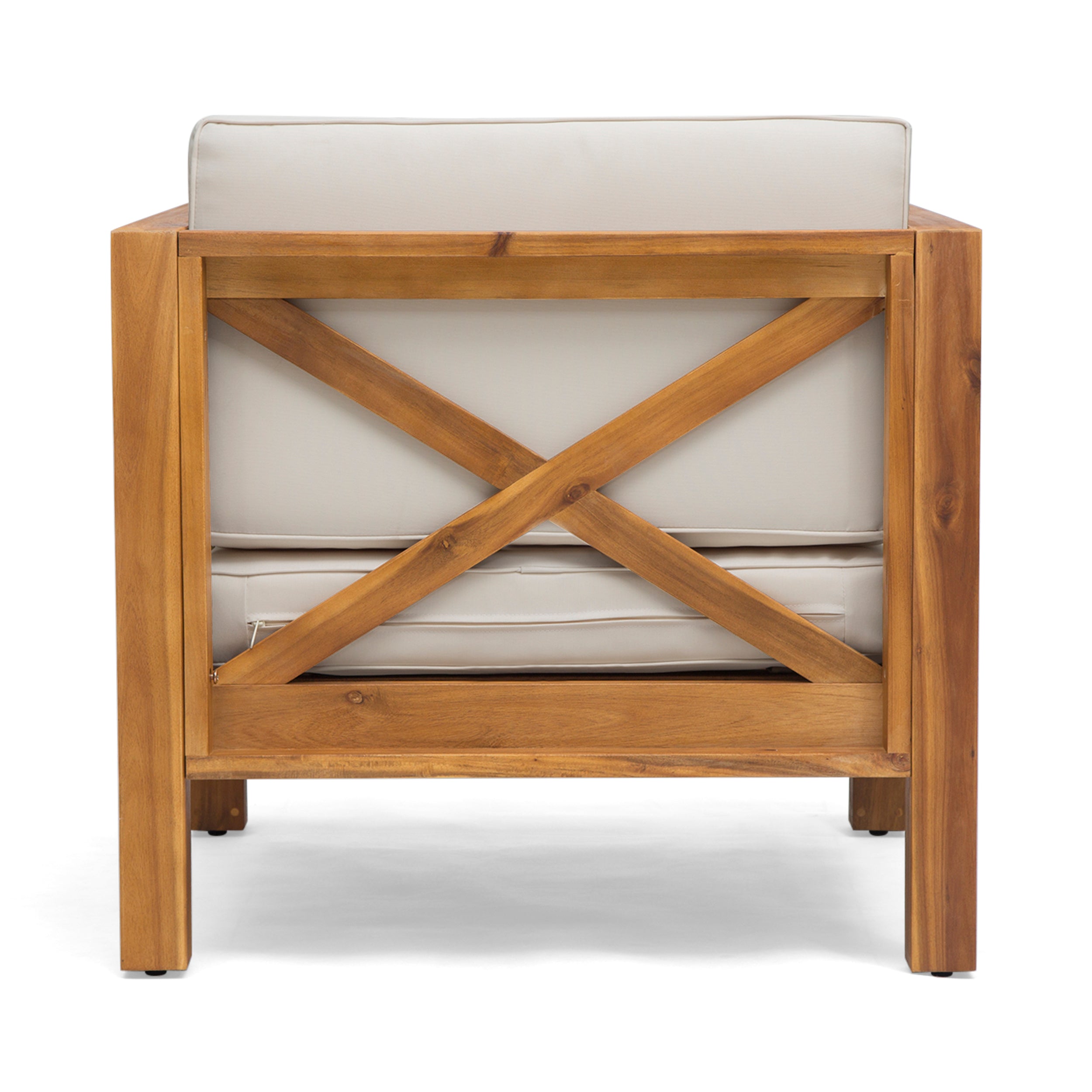 Brava Outdoor Club Chair with Water-Resistant Cushions