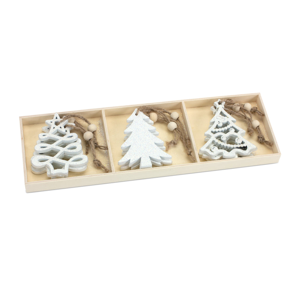 Wood-Tree-Tag-Ornament-with-Beaded-Hanger-(set-of-9)-White-Ornaments