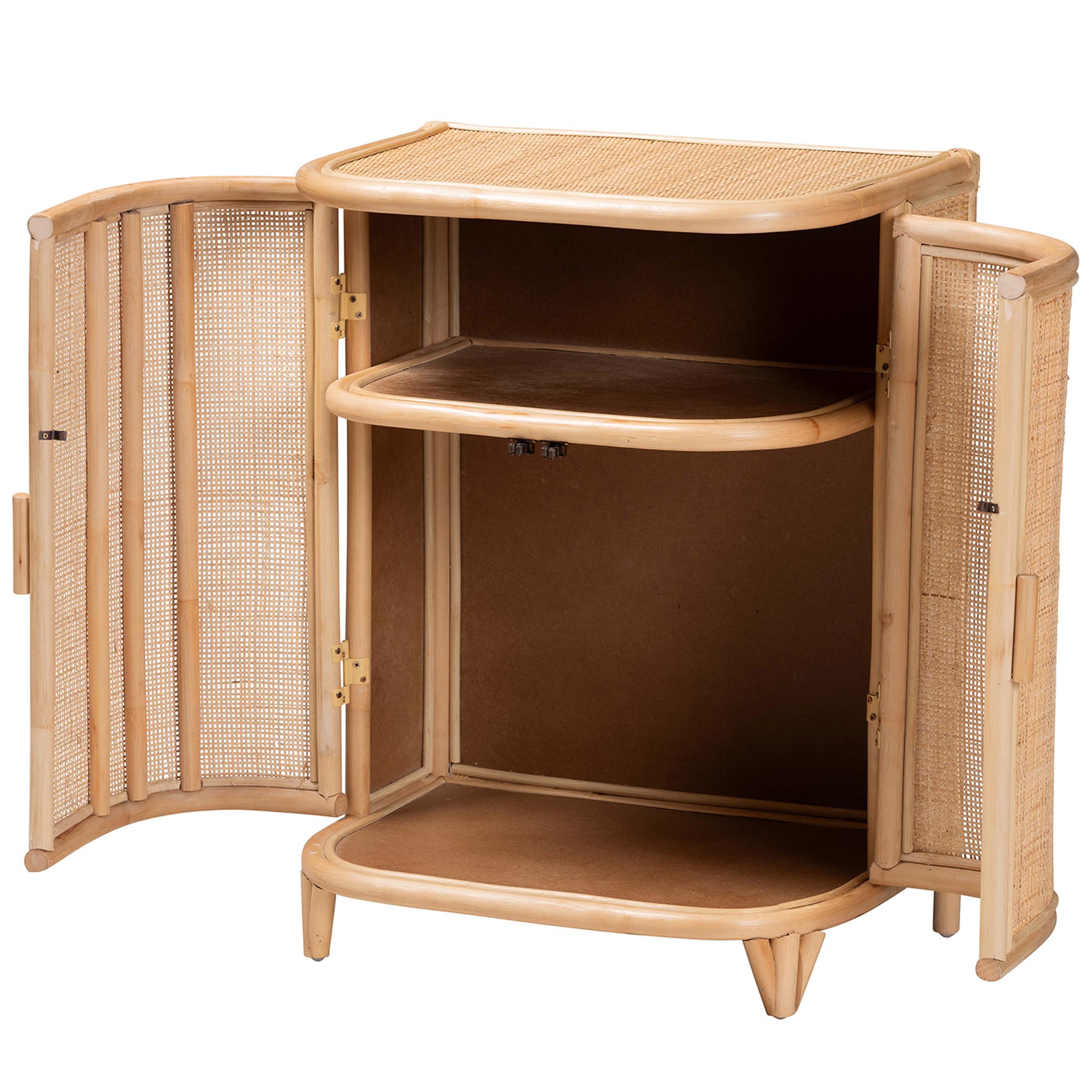 Fleur Rattan Storage Cabinet