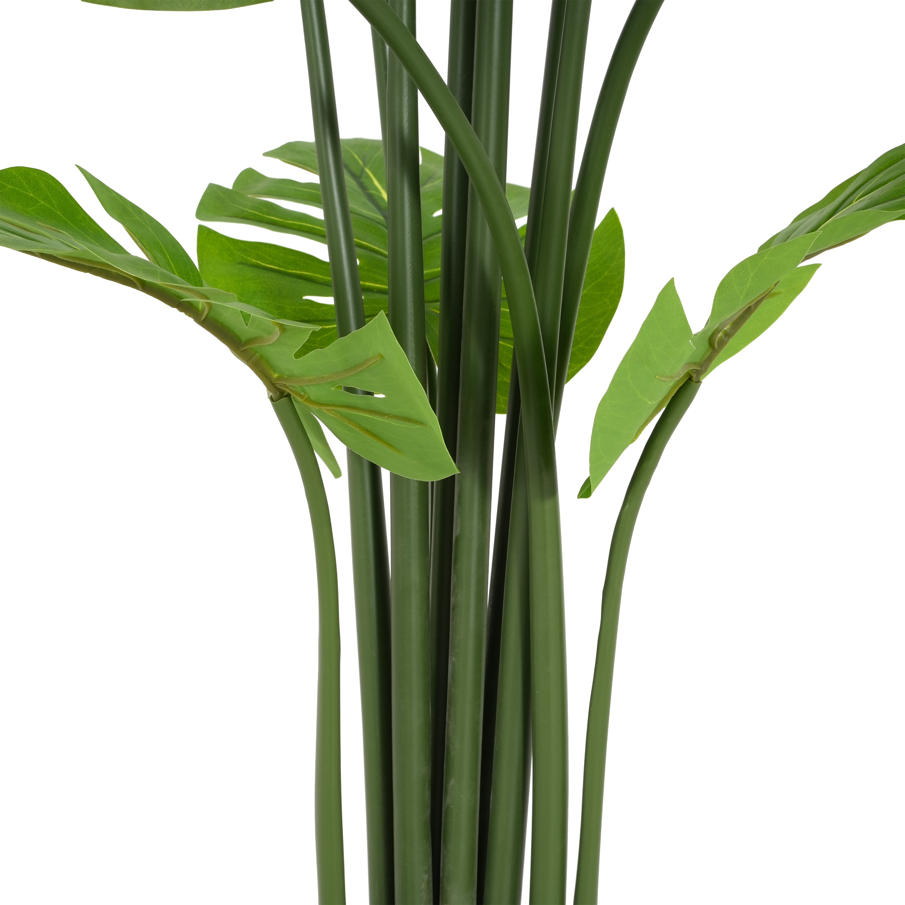 57" Artificial Monstera Deliciosa Plant with Black Plastic Pot