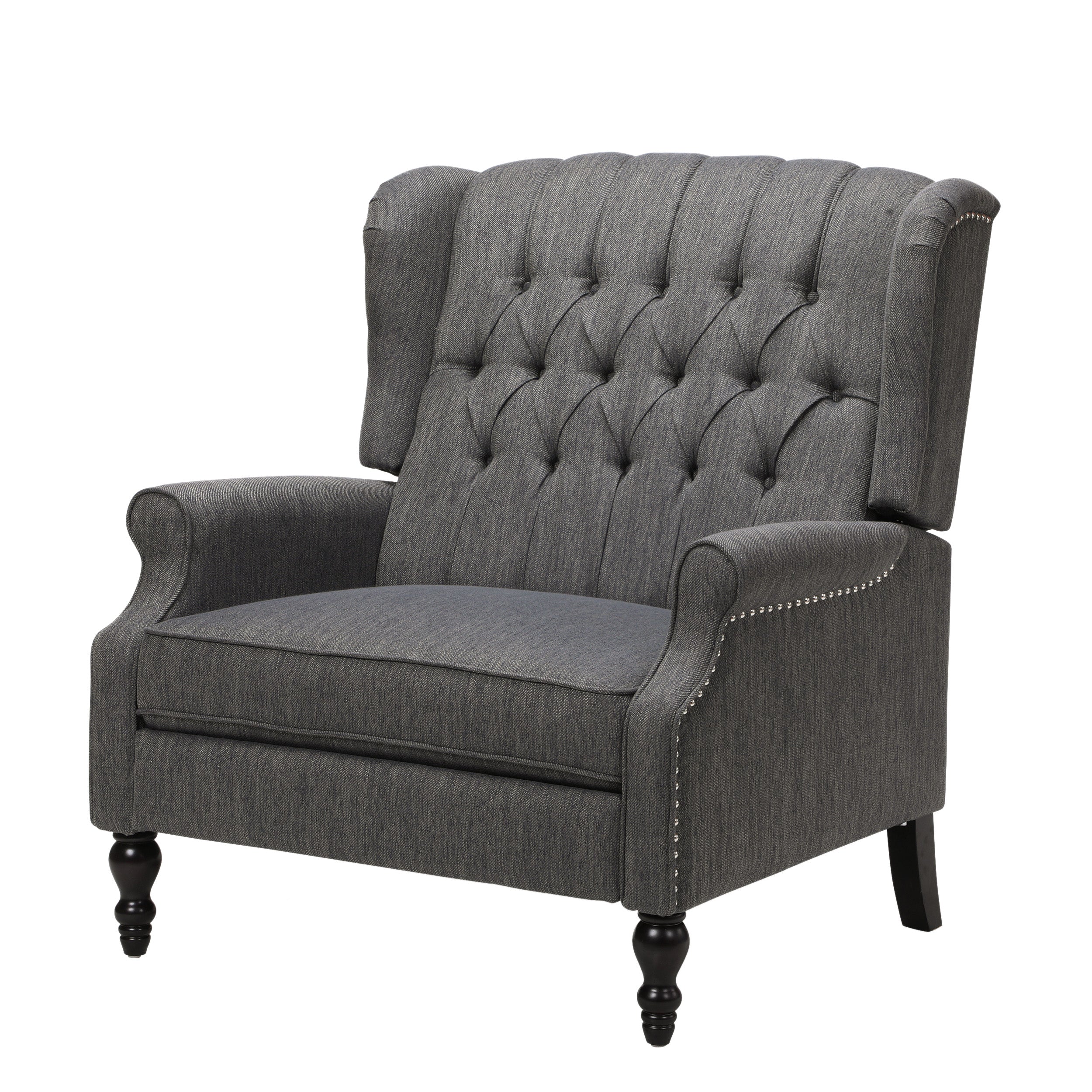 Oversized Wingback Tufted Recliner Accent Chair
