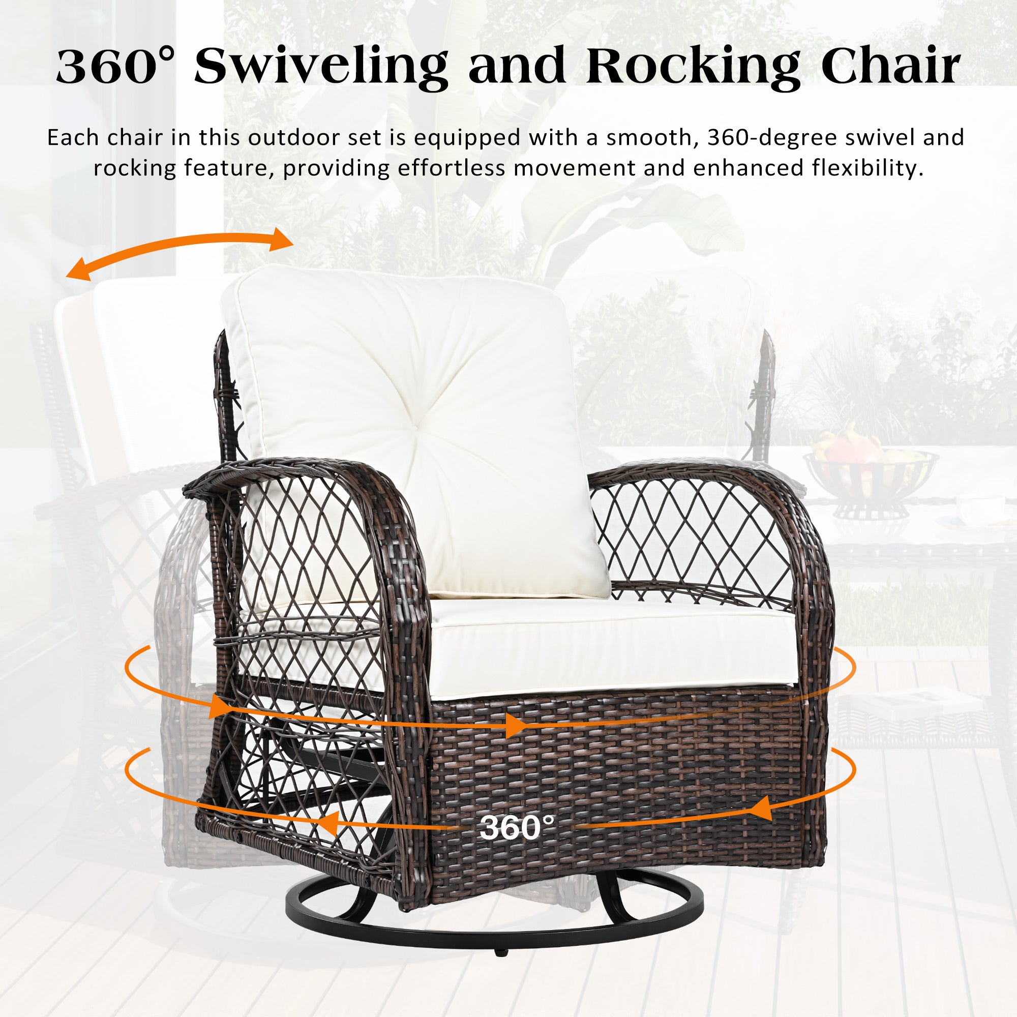 3-Piece Outdoor Chat Set