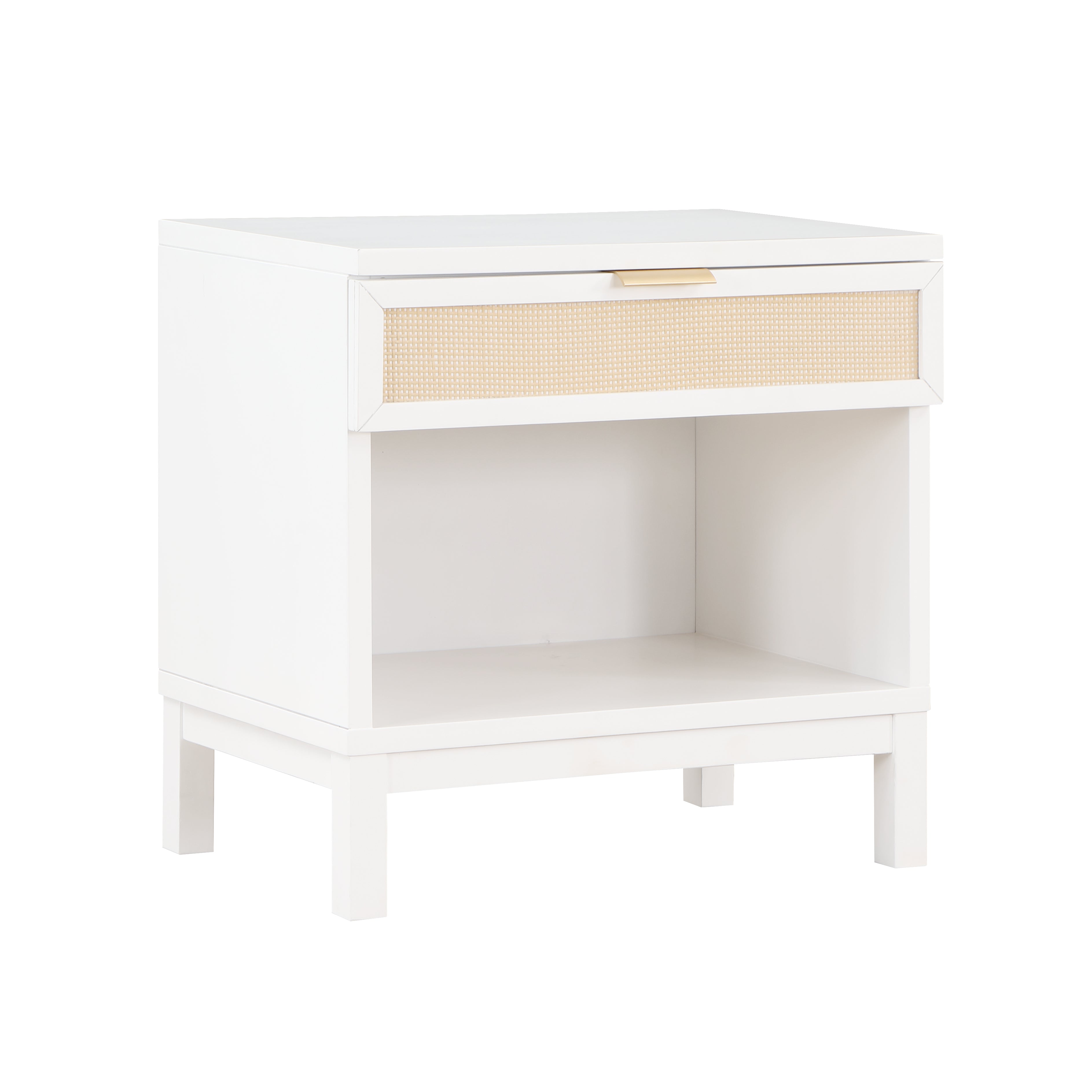 Blake Cane 1-Drawer Nightstand