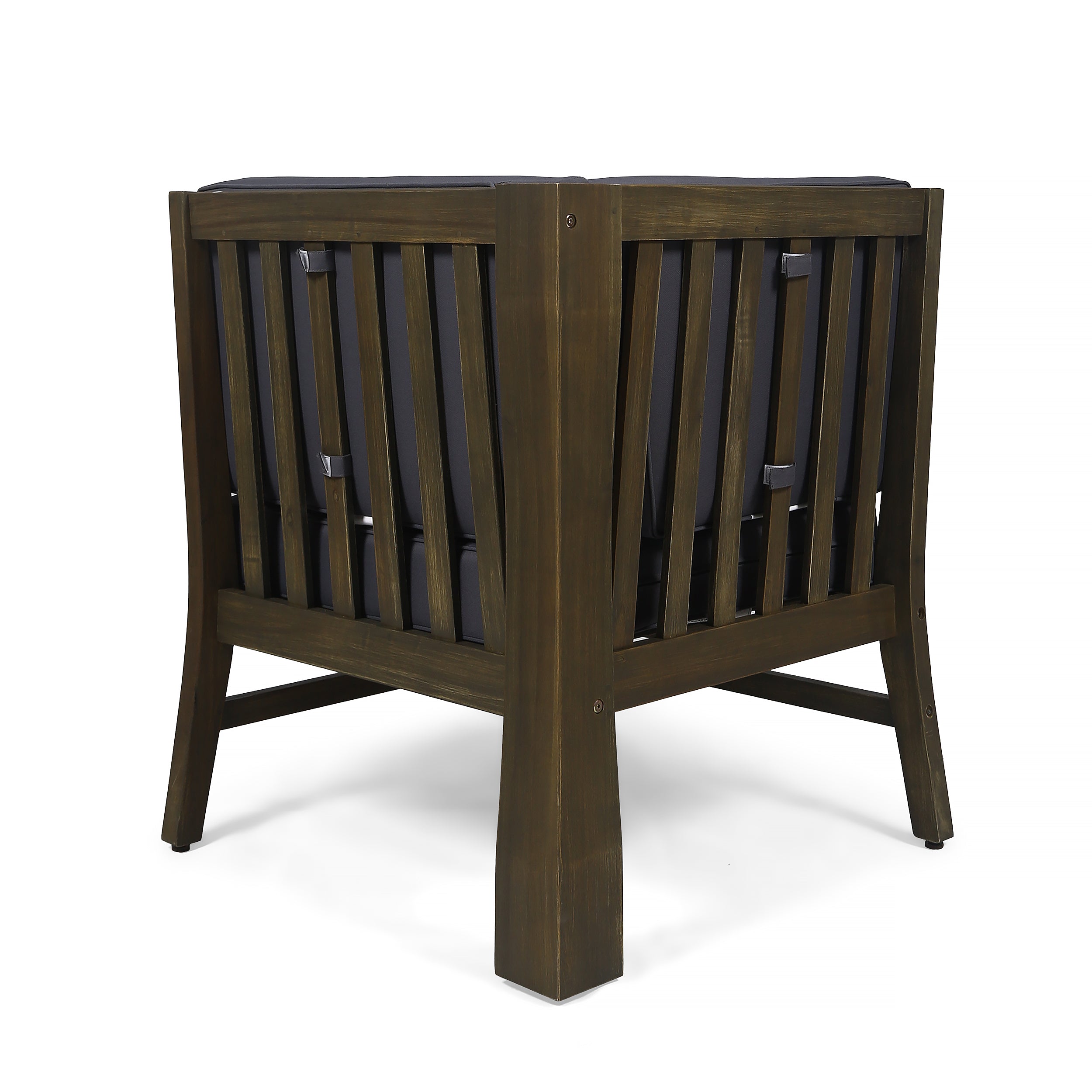 Perla Outdoor L-Shape Sectional Sofa with Coffee Table