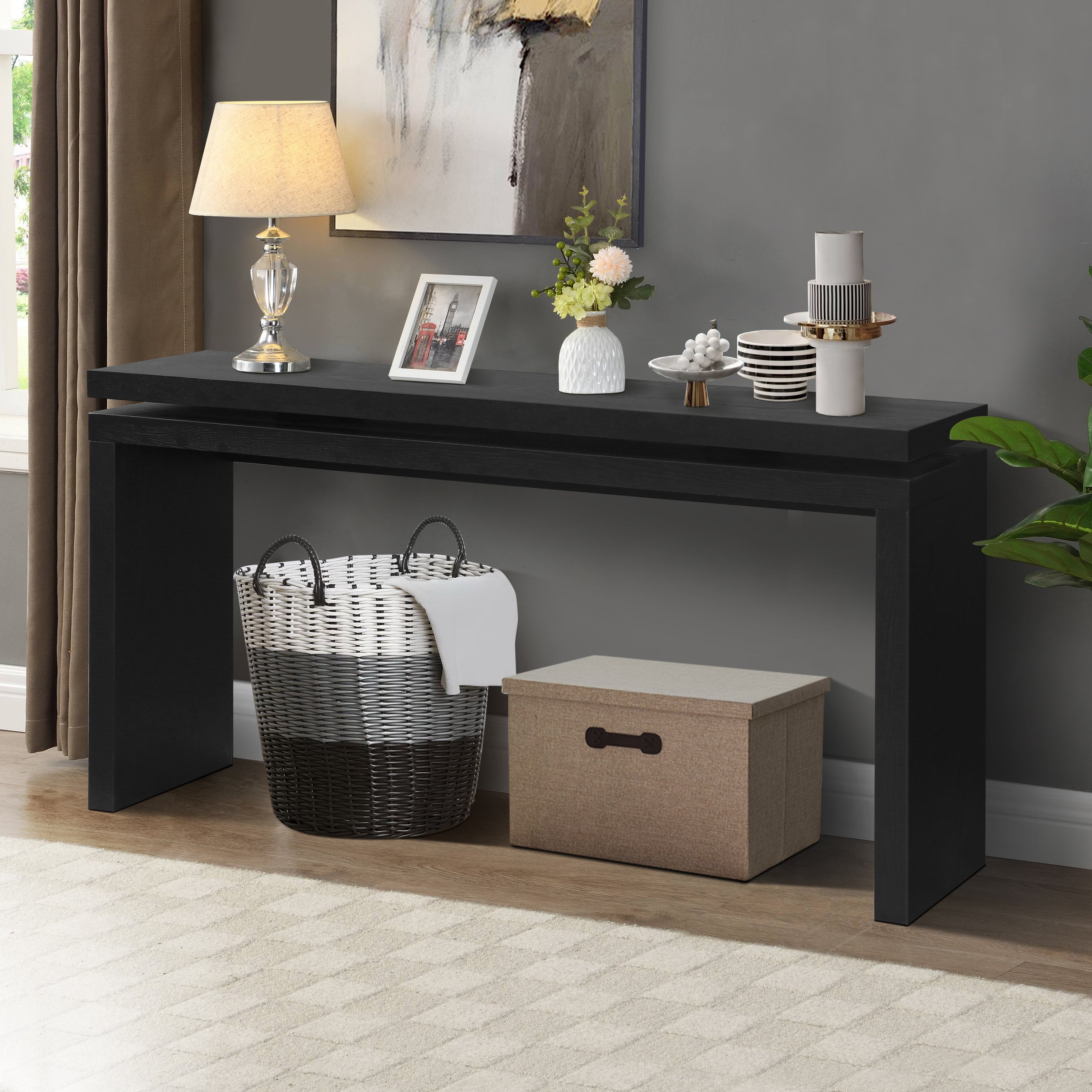 60'' Farmhouse Console Table