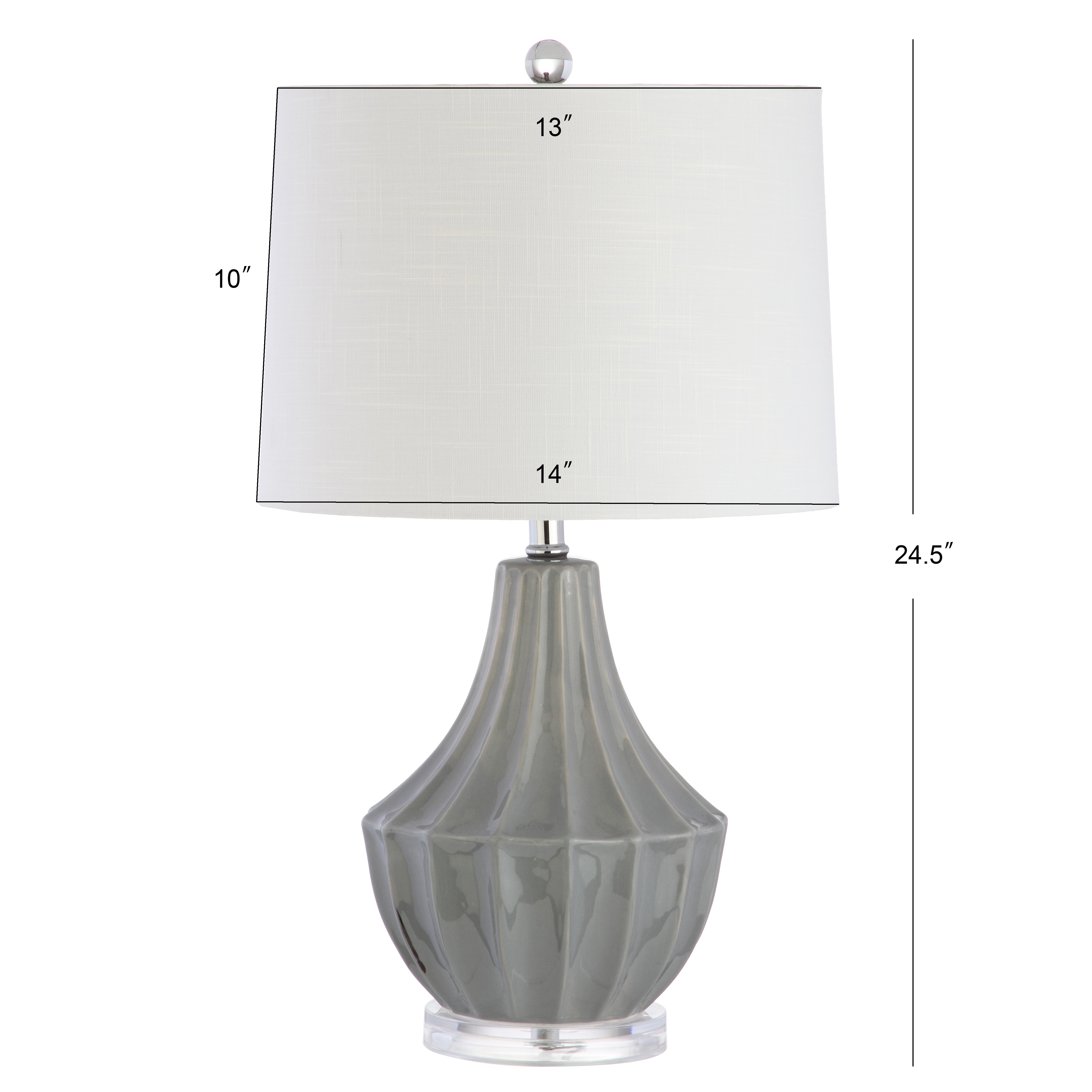 Tate Ceramic LED Table Lamp