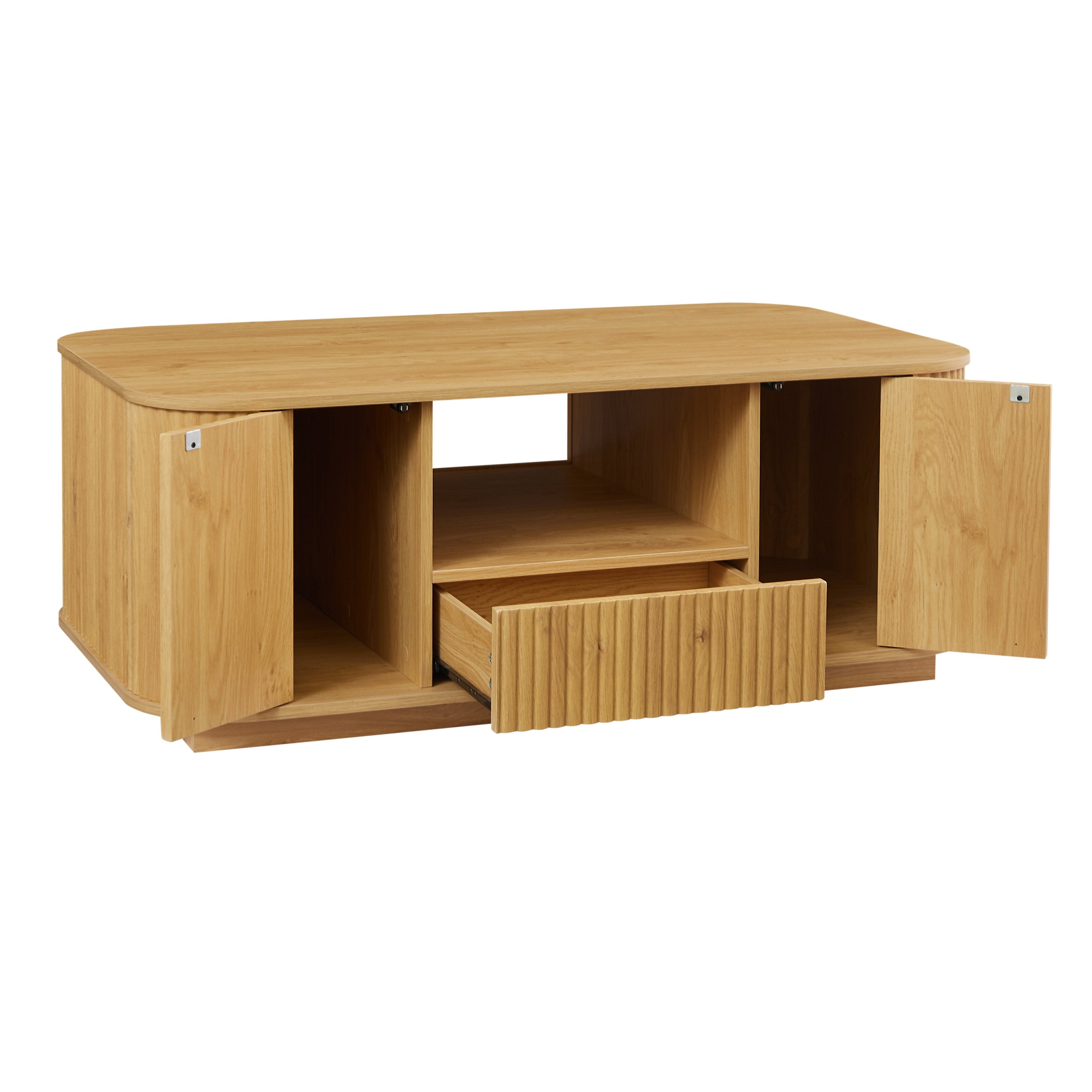 Modern Wavy Rounded Coffee Table