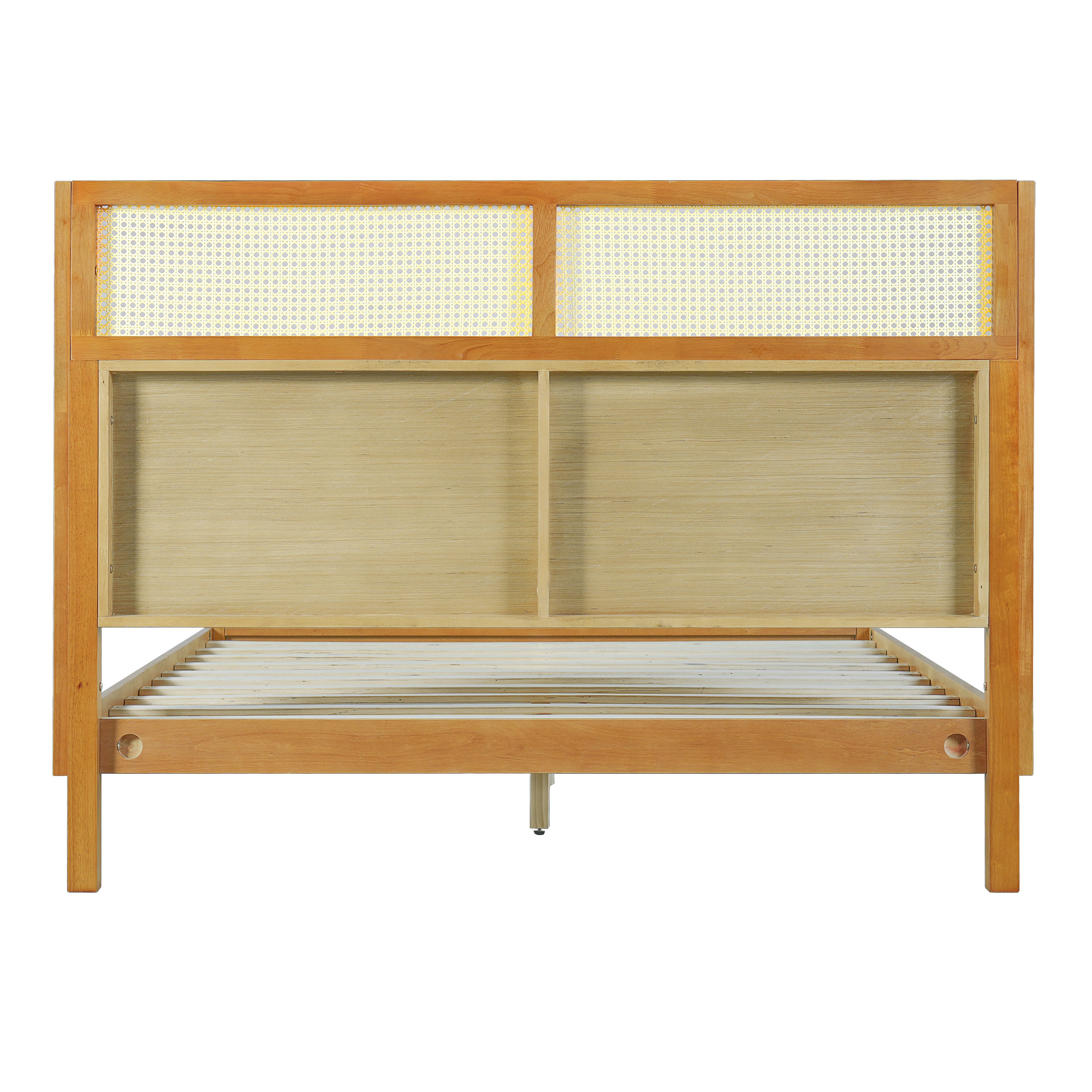 Premium Rubber Wood Platform Bed Frame