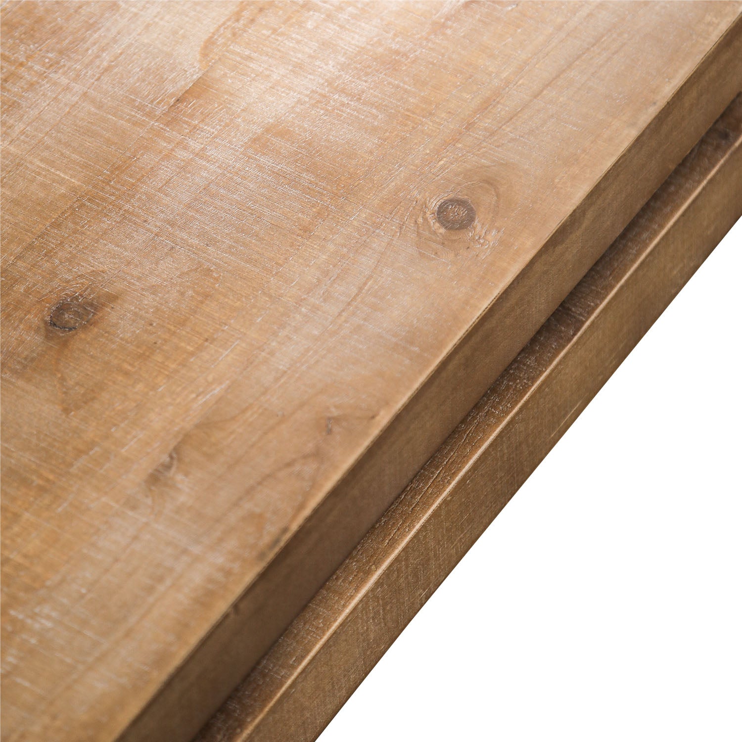 Modern Black Wood Coffee Table