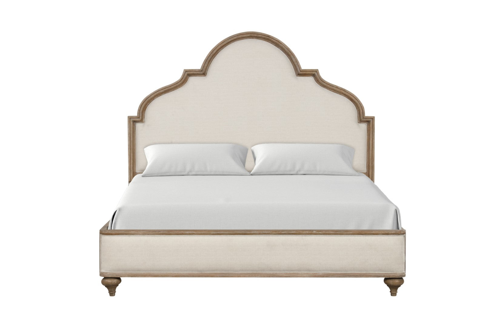 Classic Rustic Oak Bed