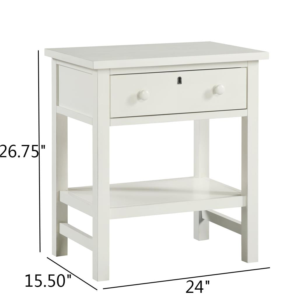 Finley 1-Drawer Storage Nightstand