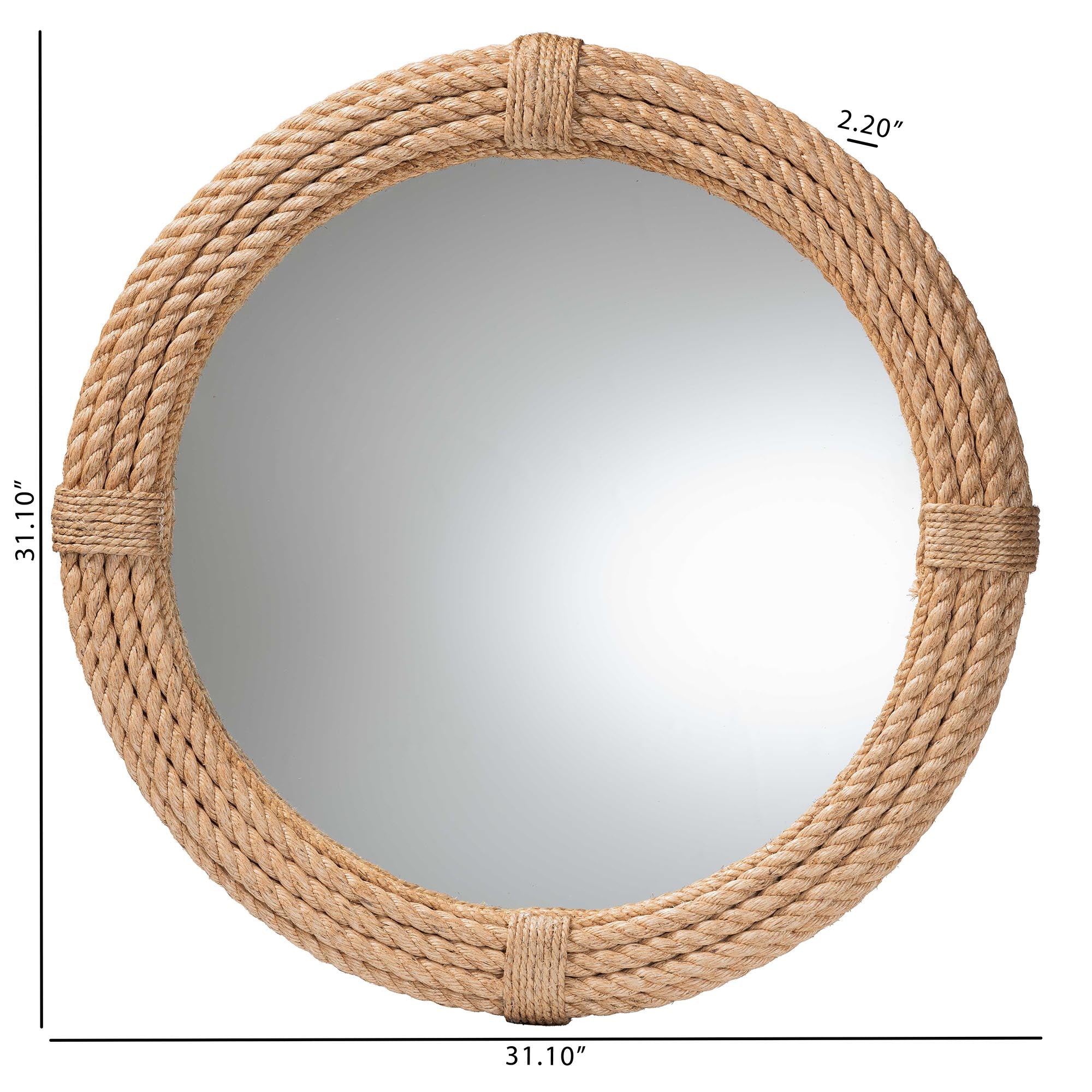 Neo Rattan Wall Mirror