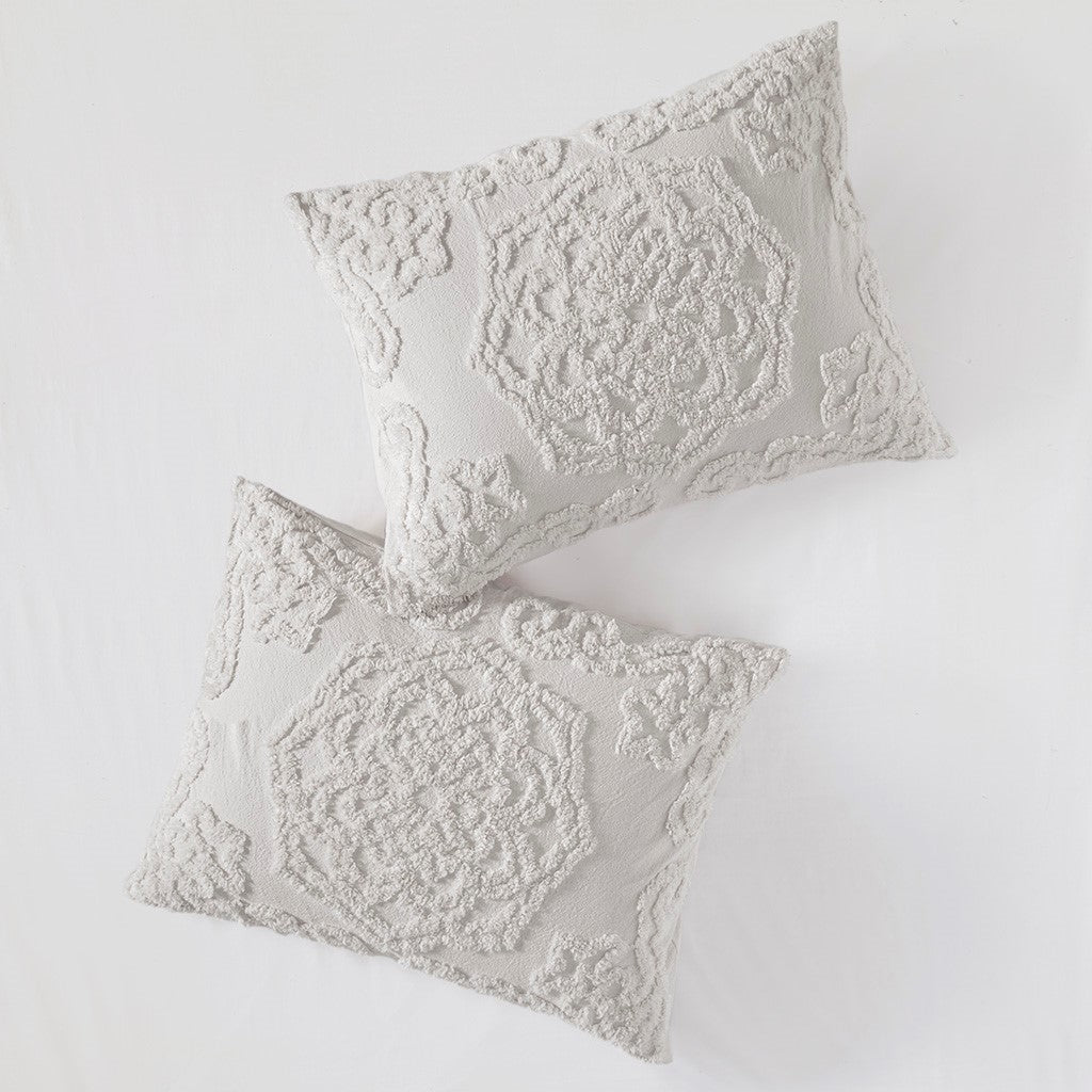 Laetitia 2-Piece Cotton Chenille Comforter Set