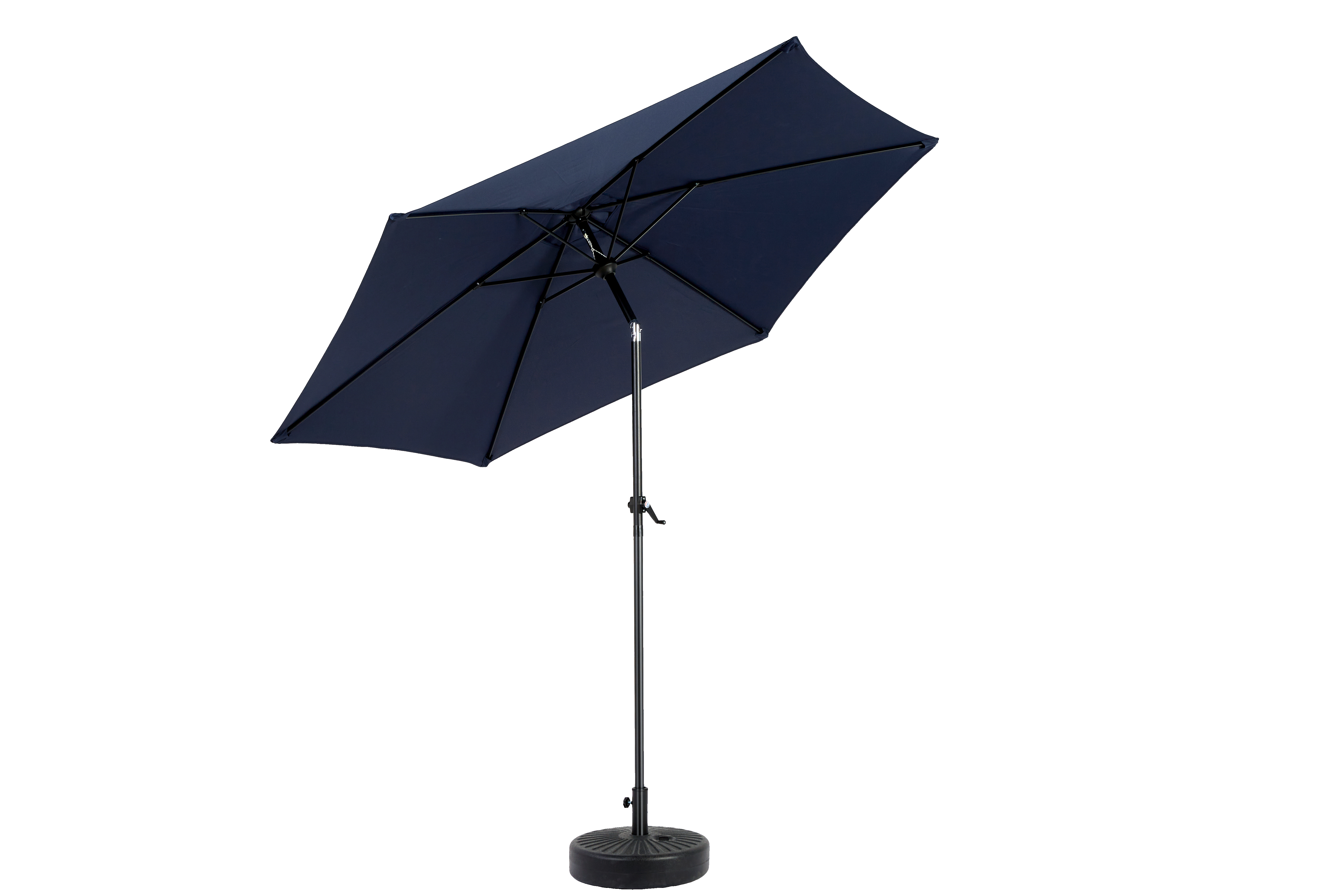 9' Outdoor Patio Umbrella Outdoor Table Umbrella with Push Button Tilt and Crank, Base Not Included