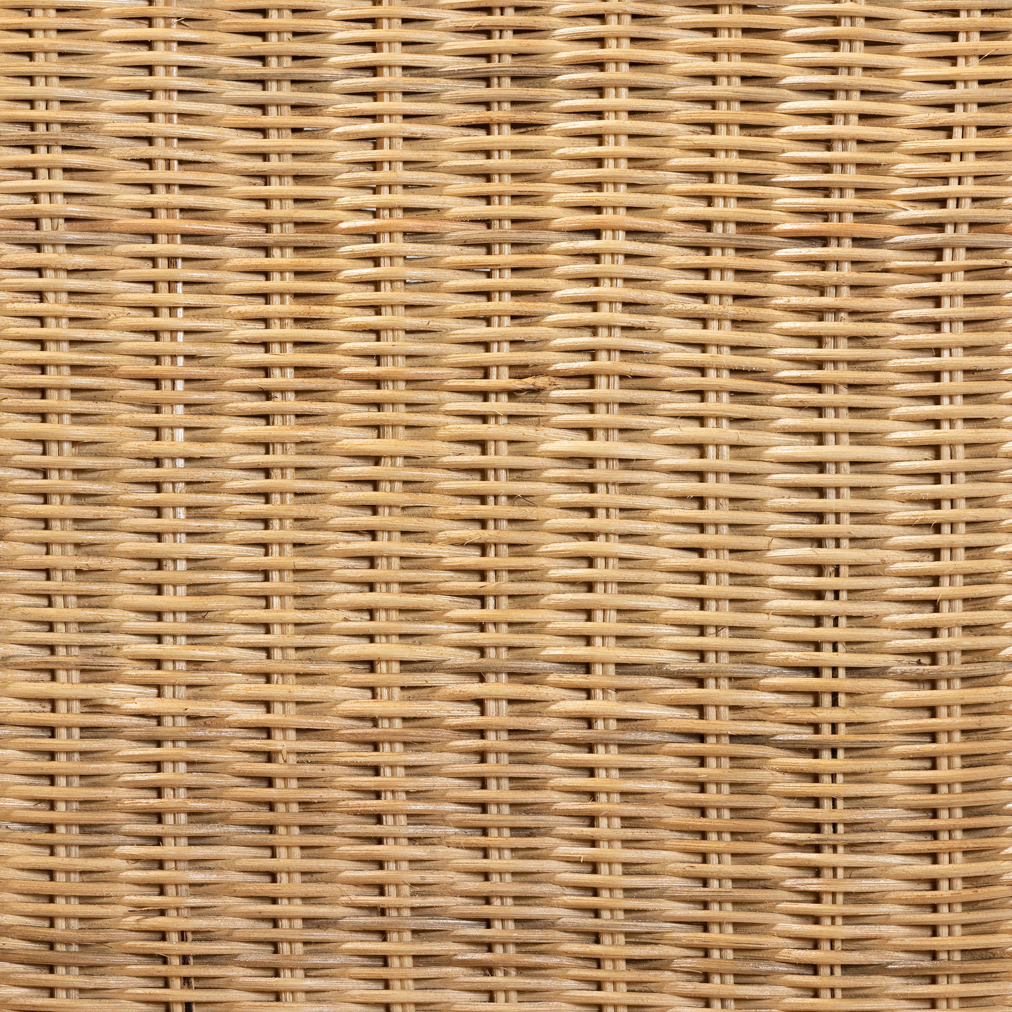 Therese Rattan and Mahogany Wood Dining Chair