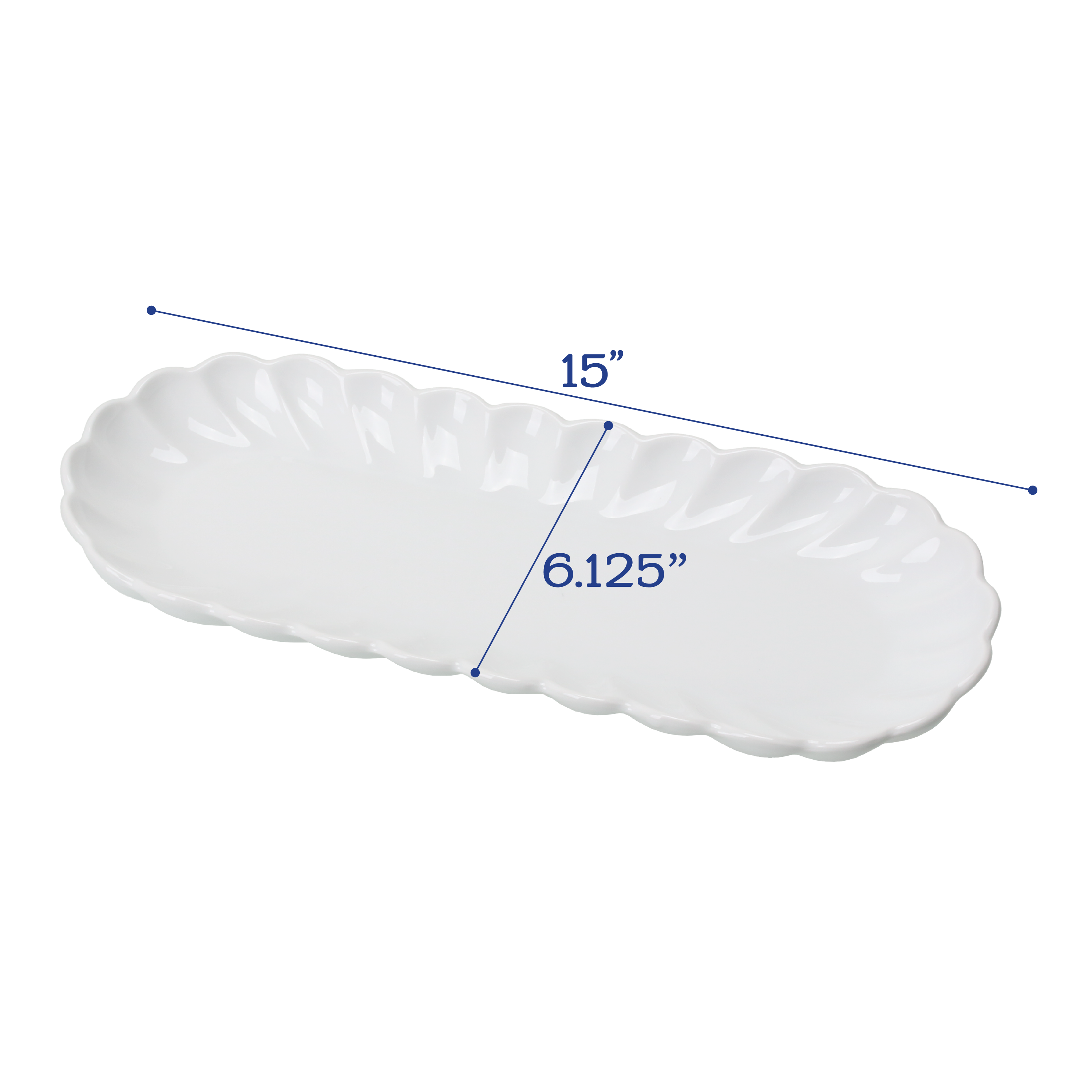 Petal Set of 2 Oblong Platter