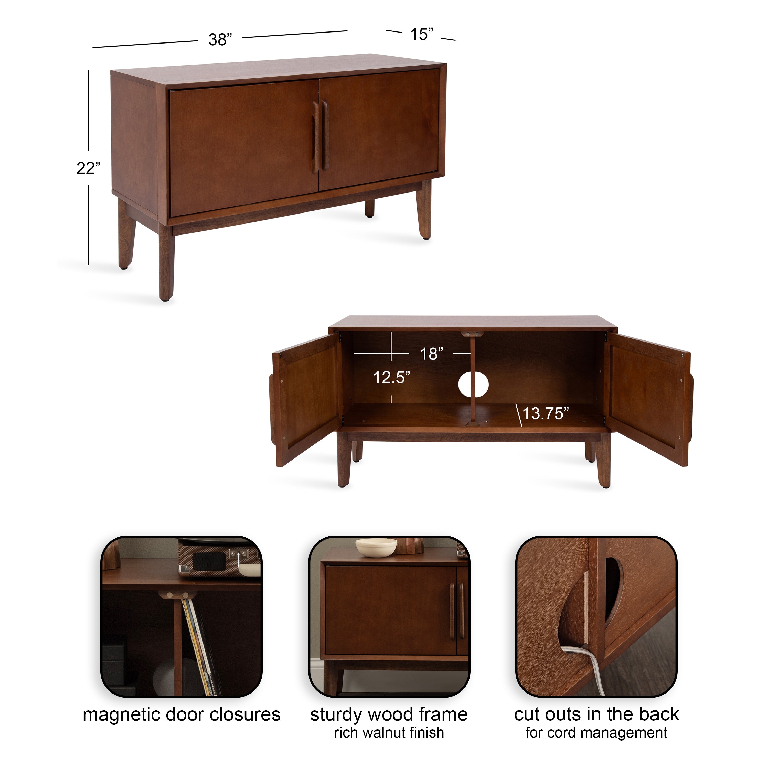 McCutcheon Floor Media Cabinet