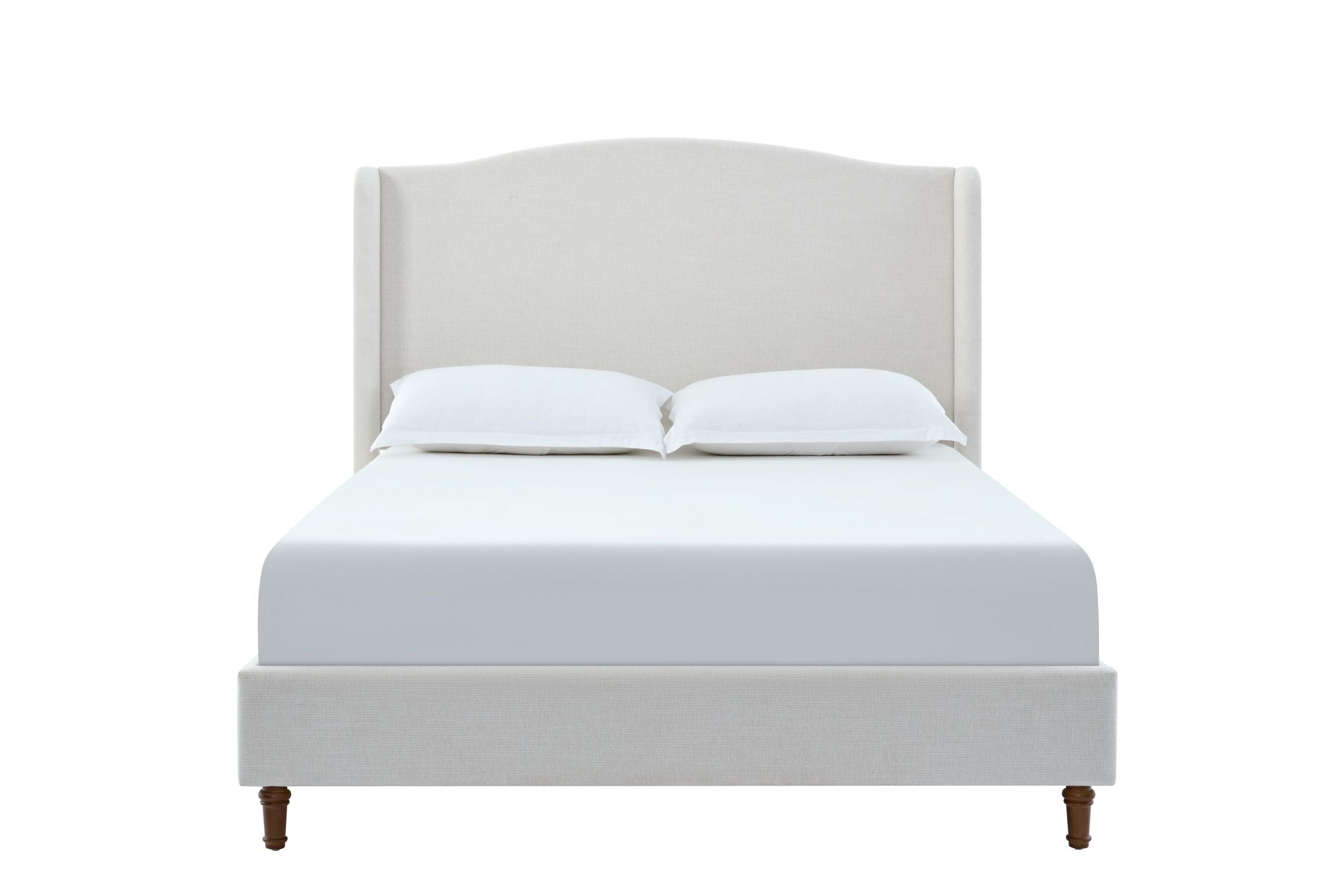 Hannah Upholstered Wingback Bed