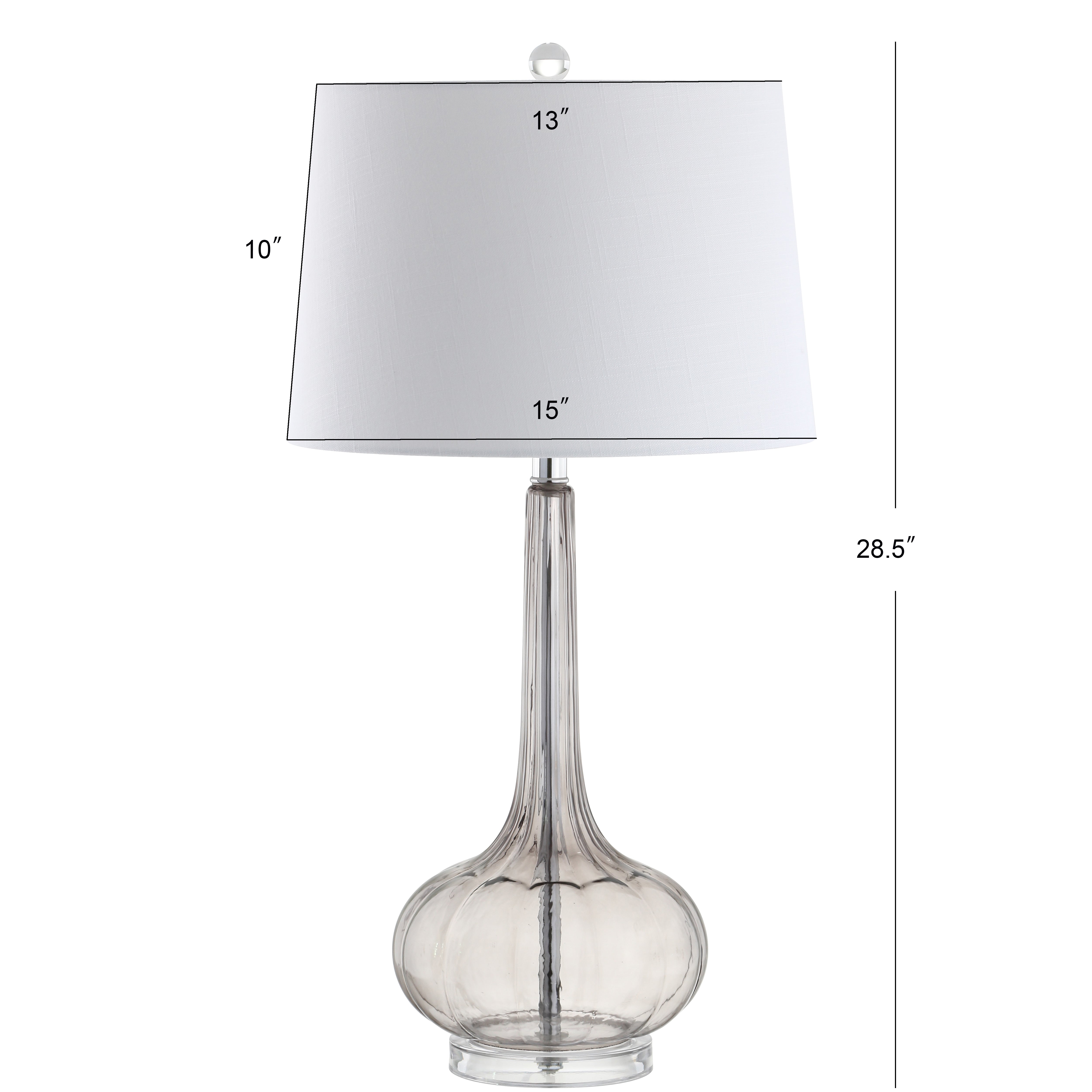 Bette Glass Teardrop LED Table Lamp, Set of 2