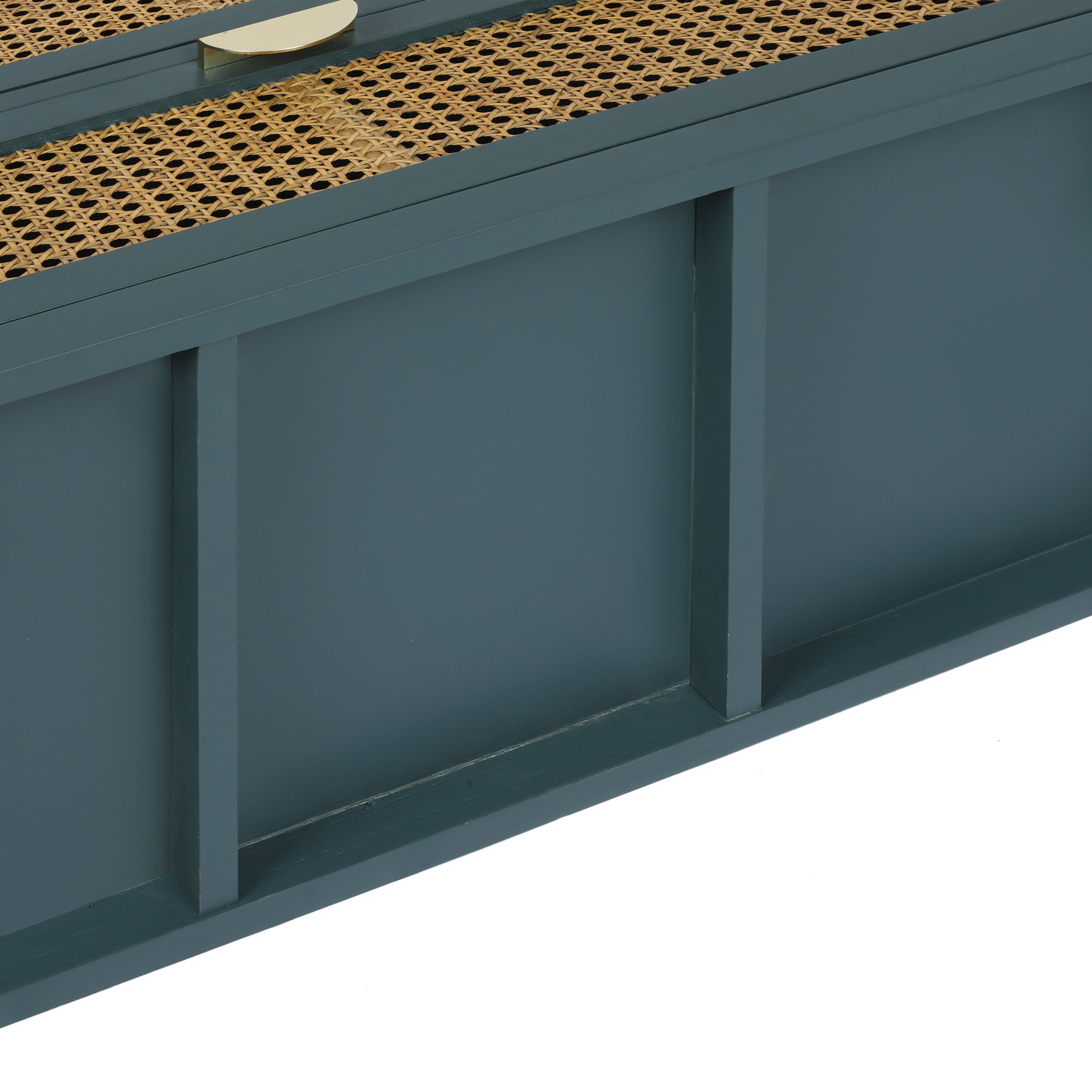 3 Drawer Cabinet with Natural Rattan Drawers