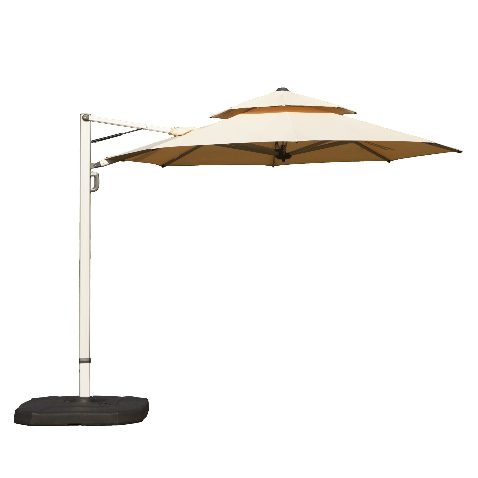 Round Cantilever Umbrella with Center Pole, Base Not Included