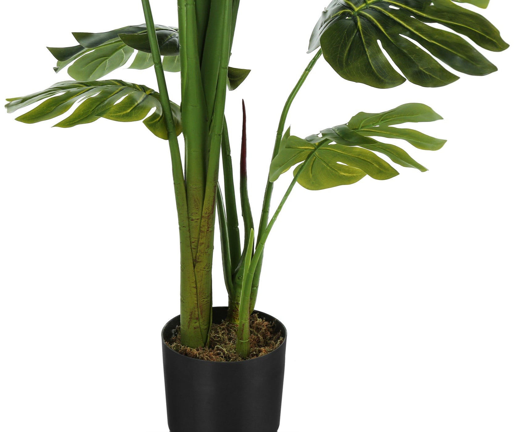55" Tall Artificial Monstera Tree with Pot