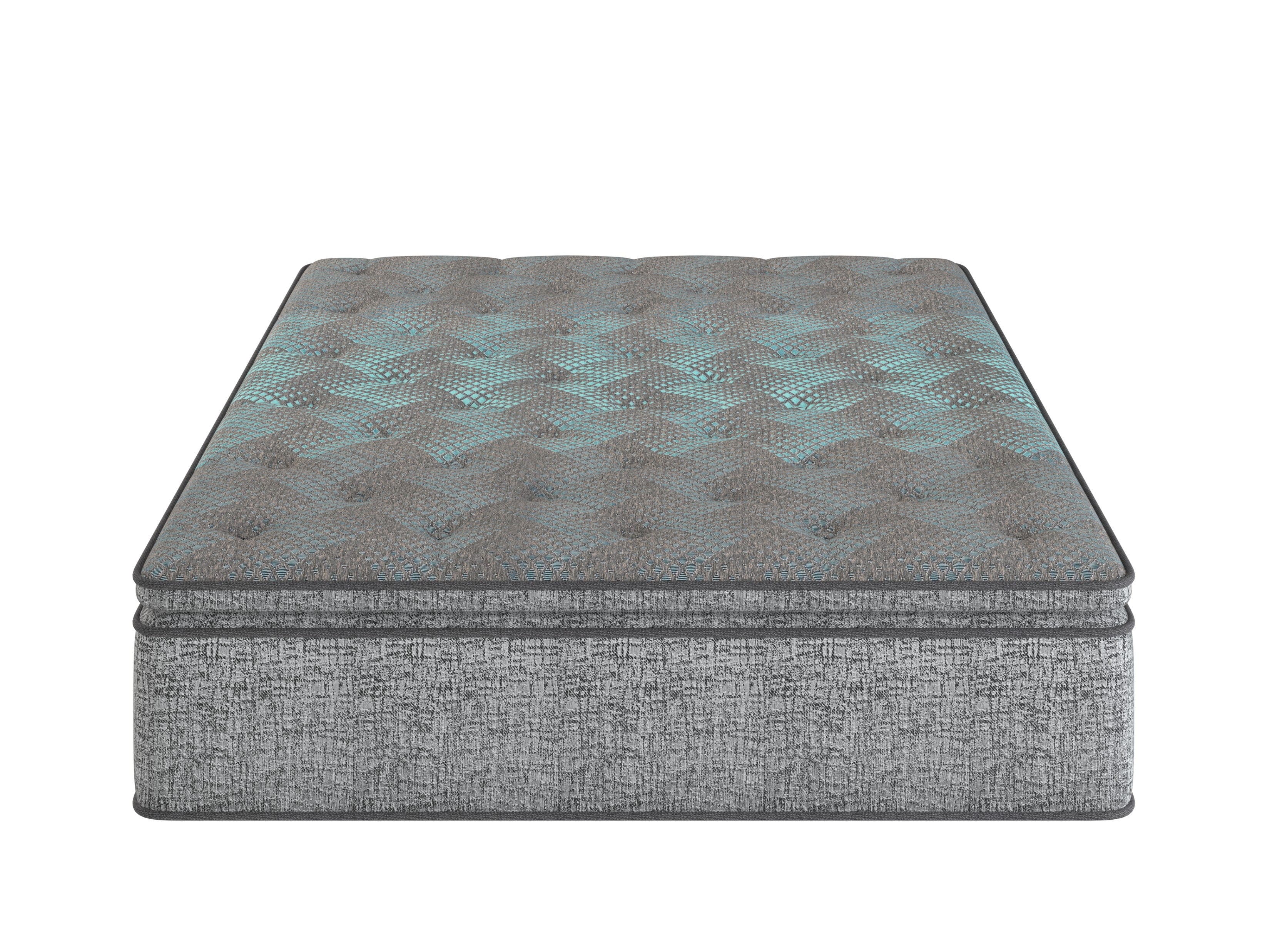 Restonic Comfort Care 10" Hybrid, Euro Top,  Individual Pocketed Coil Mattress, Plush Comfort