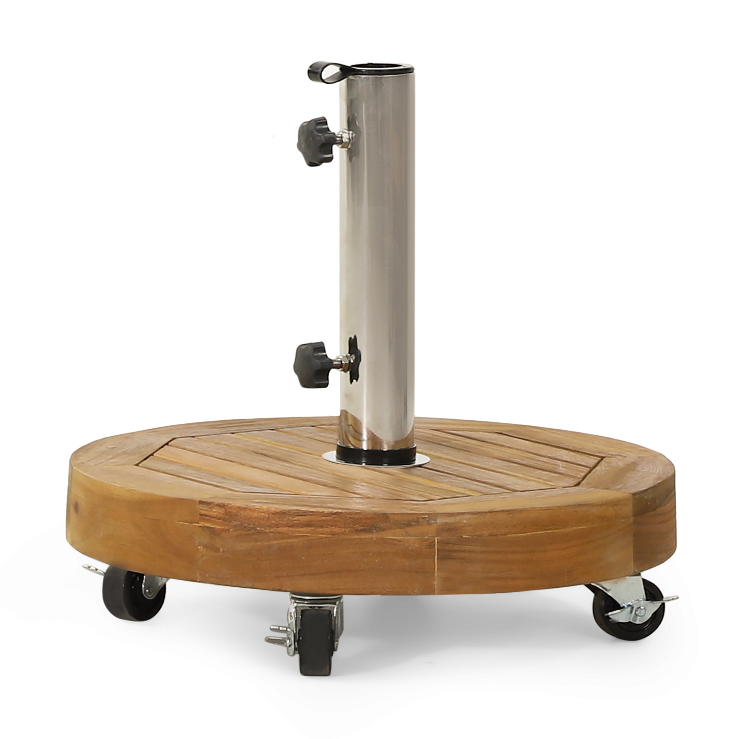 Outdoor Round Umbrella Base with Casters