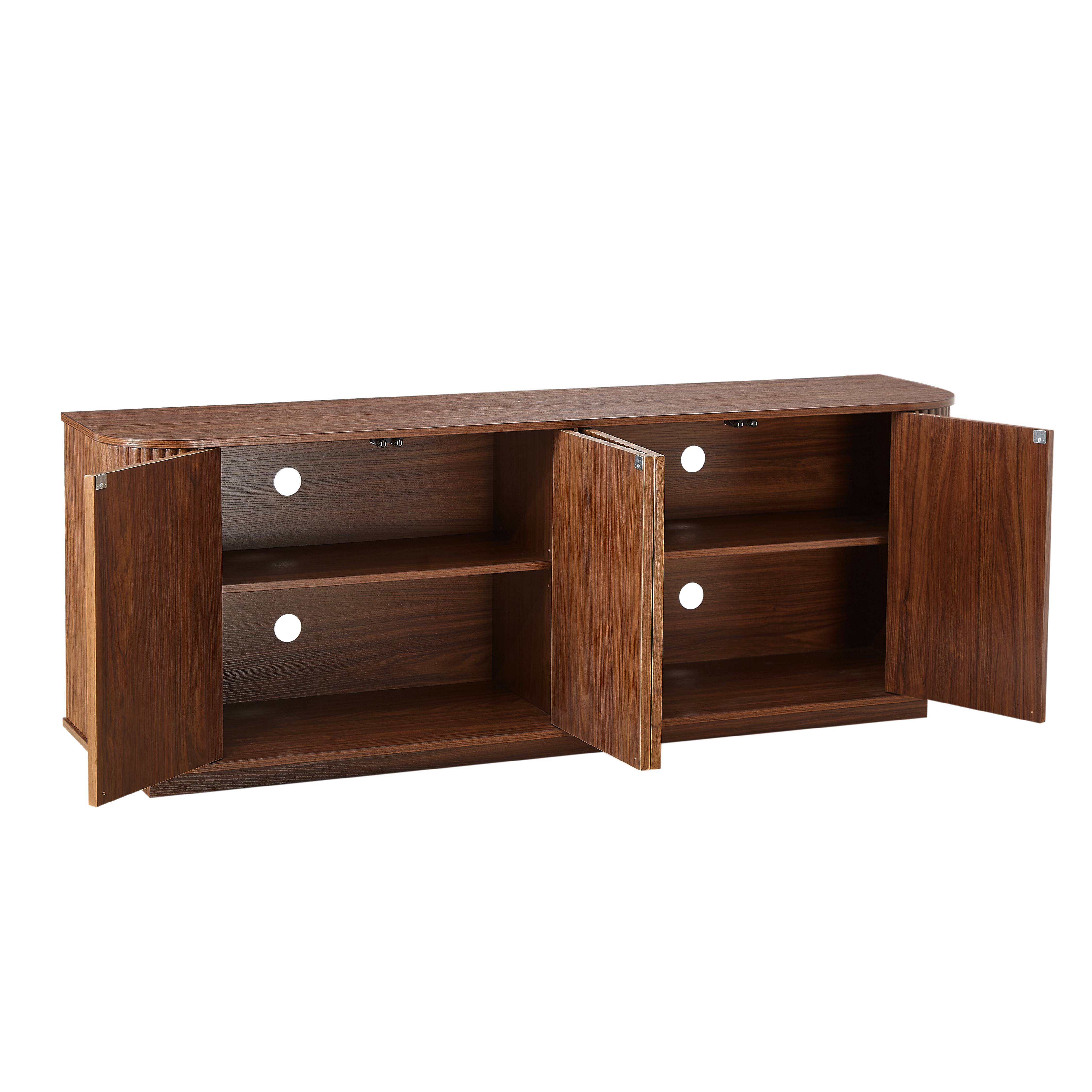 Fluted TV Stand