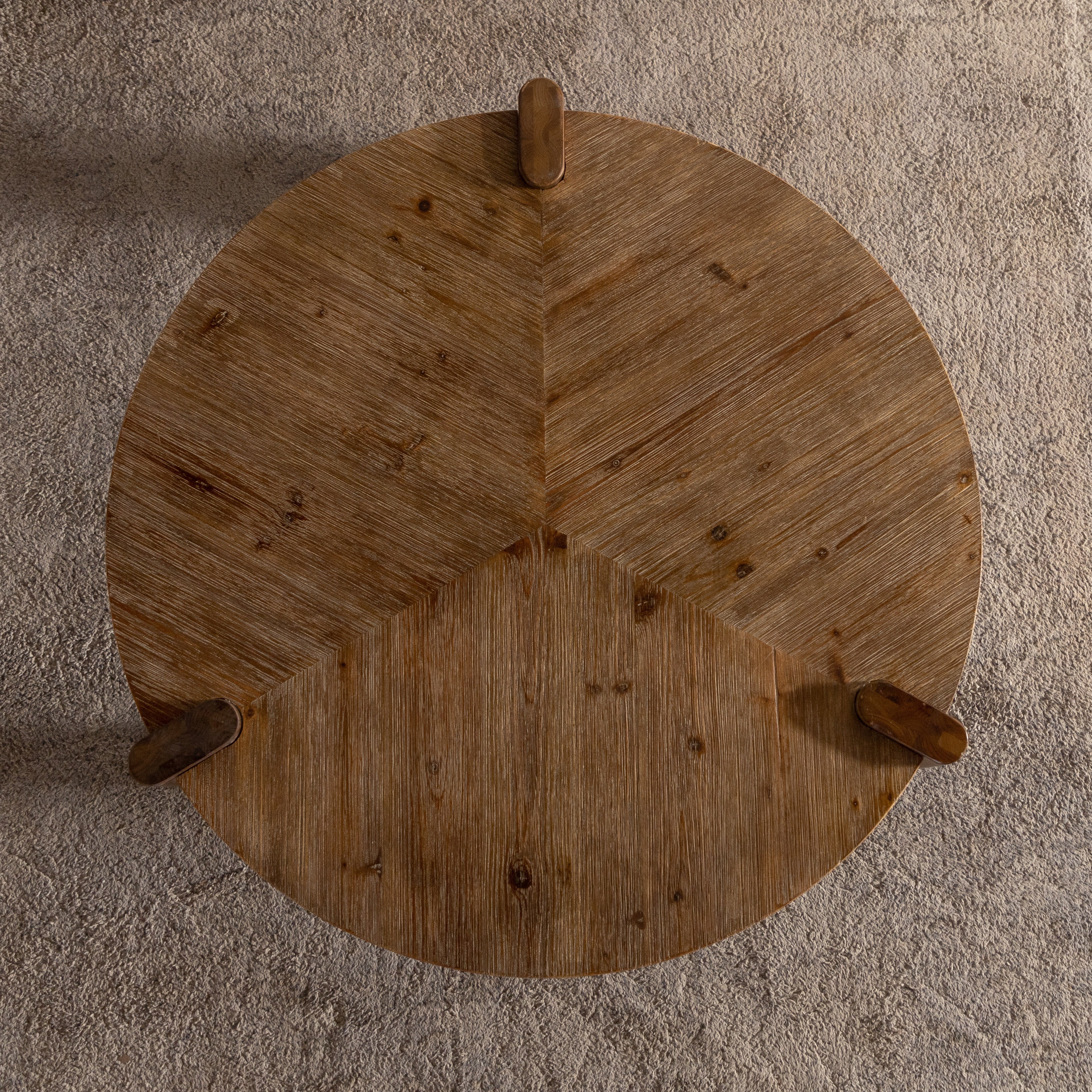Wood Round Coffee Table