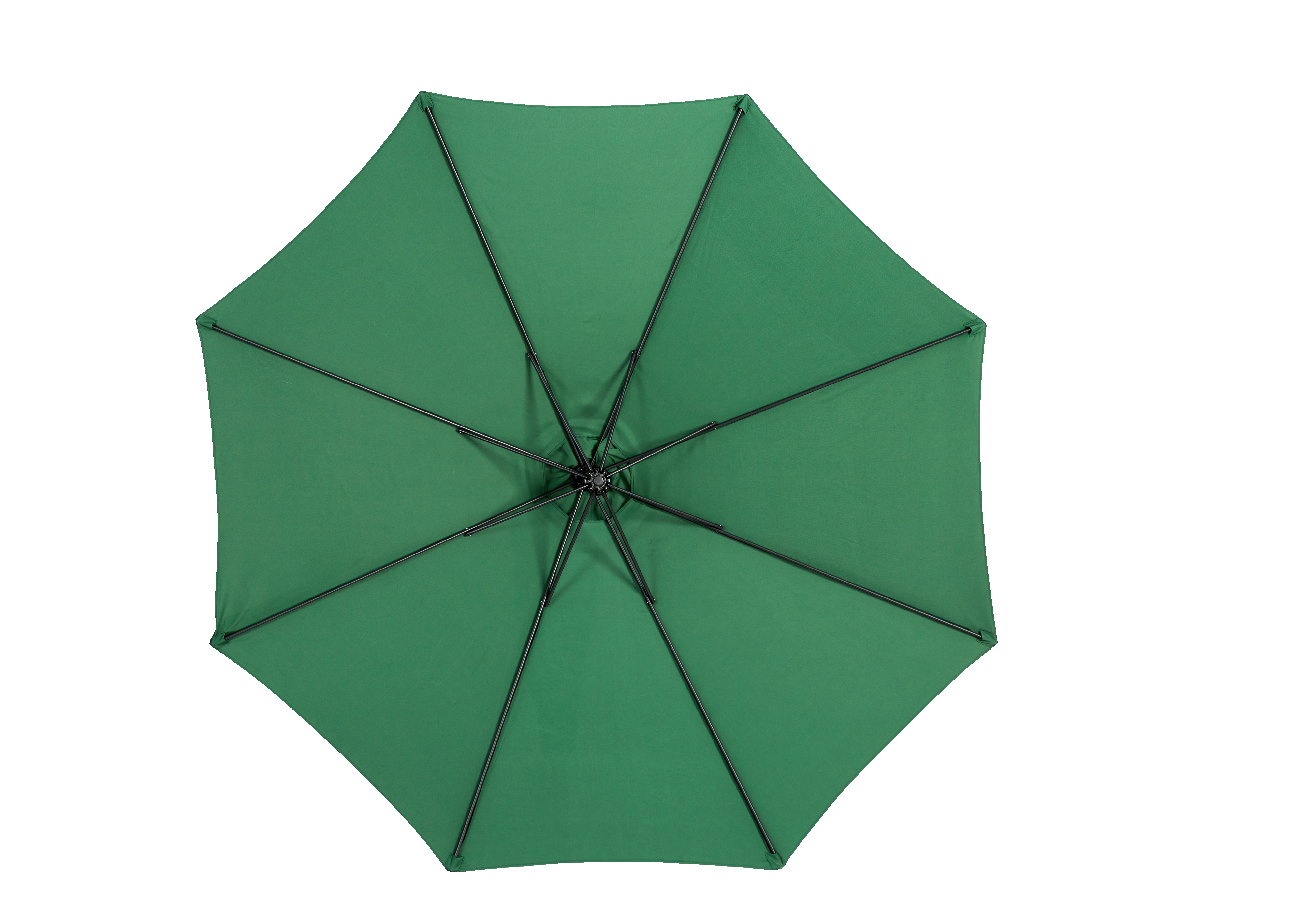 10' Offset Hanging Market Patio Umbrella w/Easy Tilt Adjustment, Base Not Included