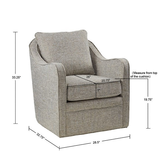 Upholstered Swivel Chair