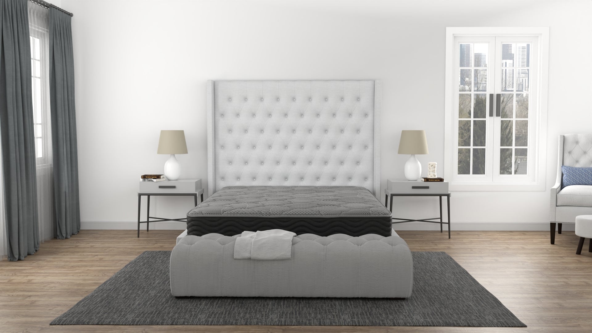BedTech CS Hybrid Pocket Coil 8" Mattress