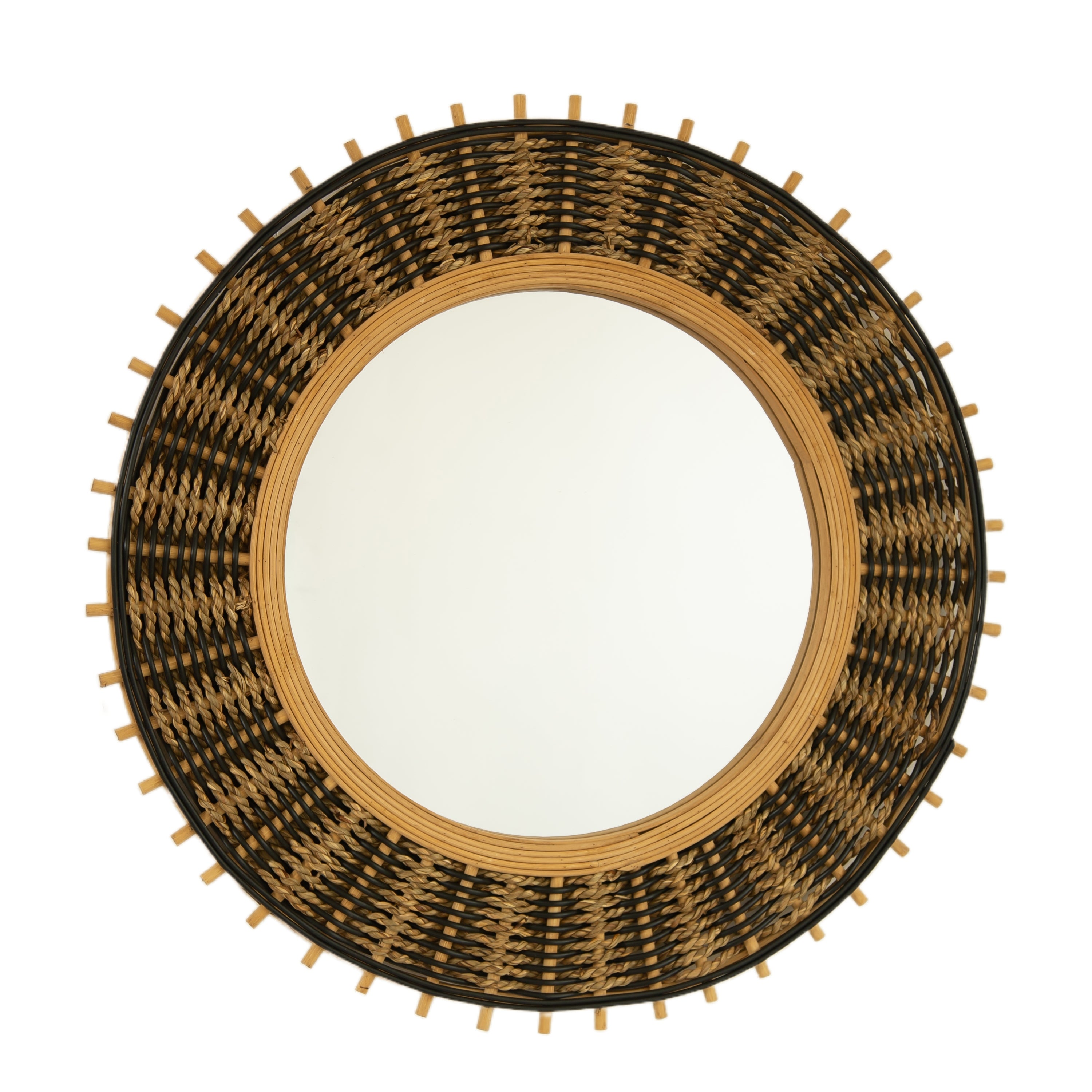 23'' Echo Bamboo Hemp Round Mirror